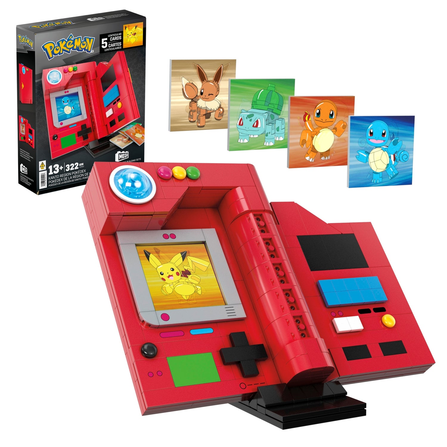 MEGA Pokémon Kanto Pokédex Building Set