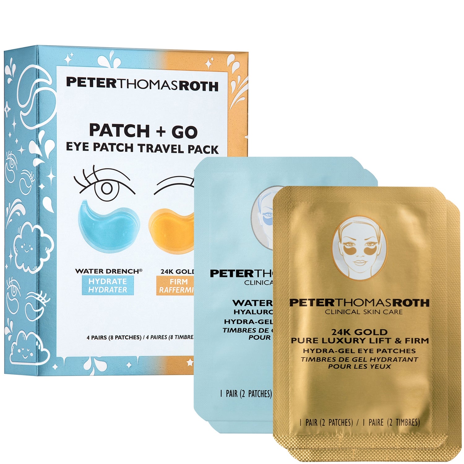 Peter Thomas Roth Exclusive Hydra-Gel Travel Pack 4 Pairs