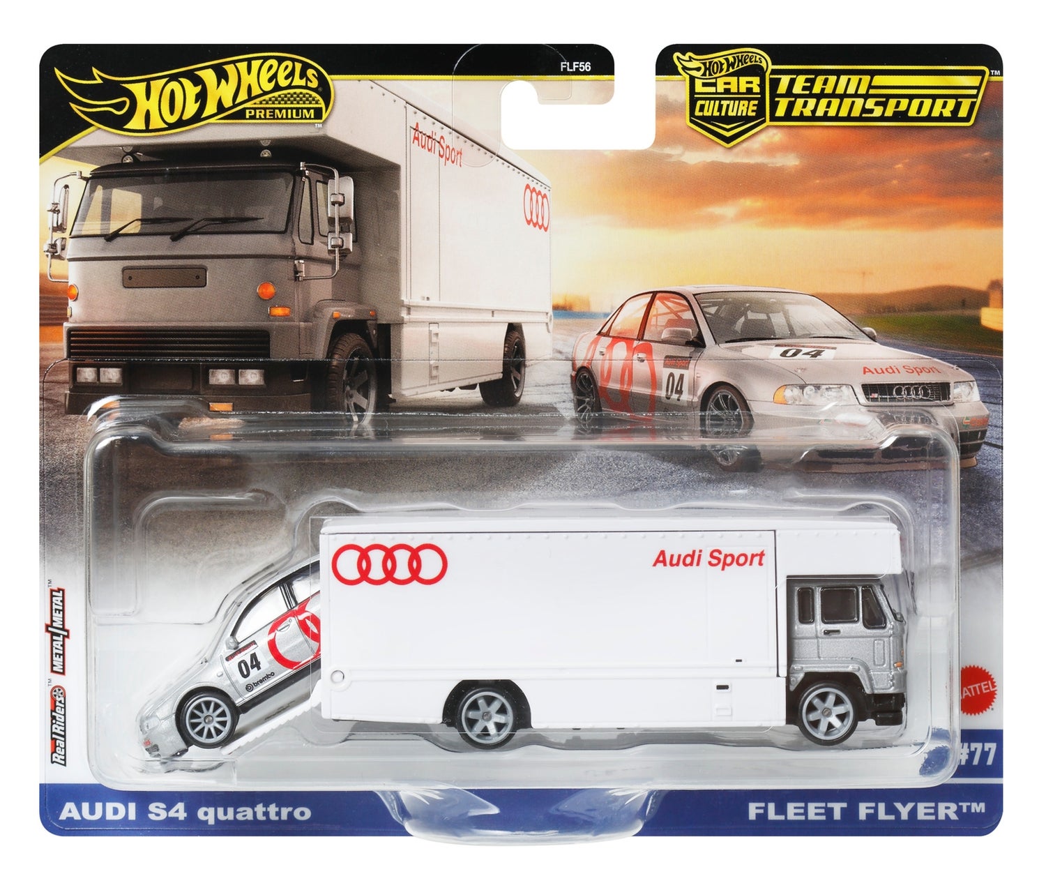 Hot Wheels Premium Team Transport Mix 2 Audi S4 Quatro