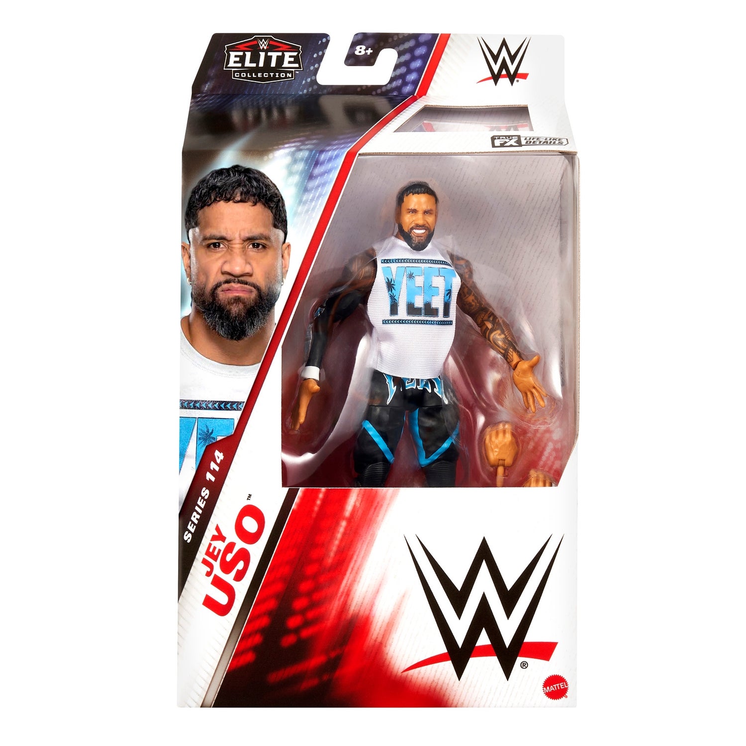 WWE Elite Series 114 Jey Uso Action Figure (6") (Chase Available)