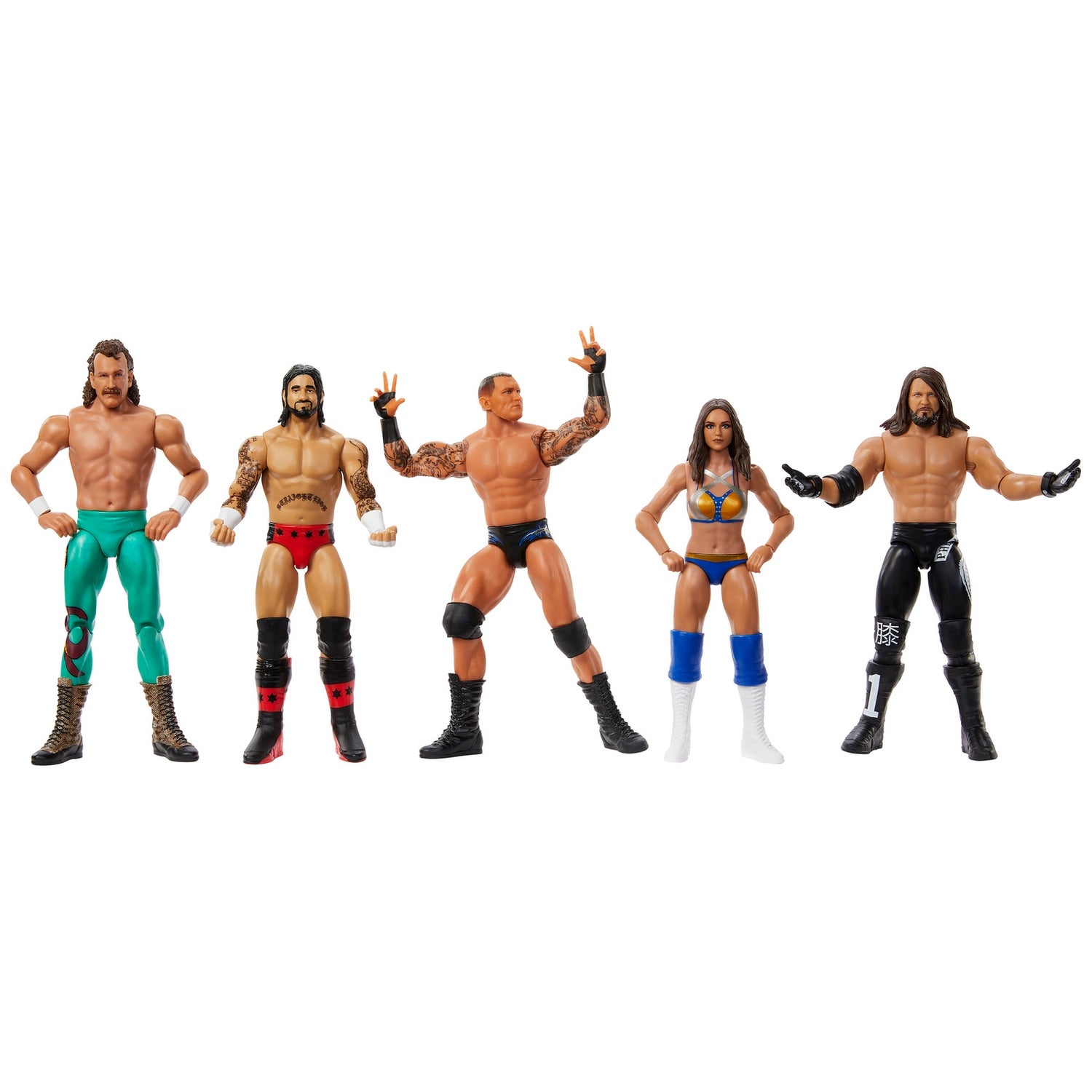 WWE Main Event Series 154 Complete 5-Pack Action Figure Bundle (6")
