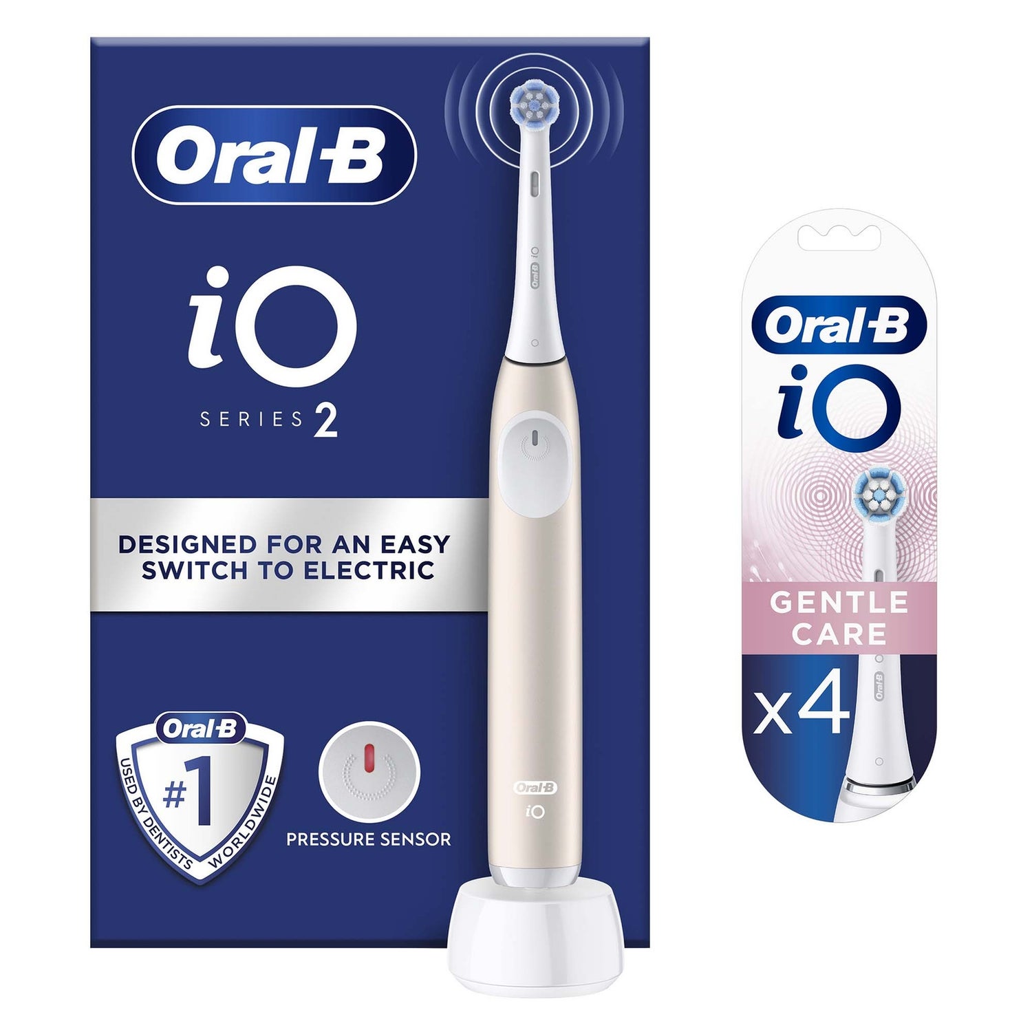 Oral-B iO2 Night Black Electric Toothbrush + Travel Case