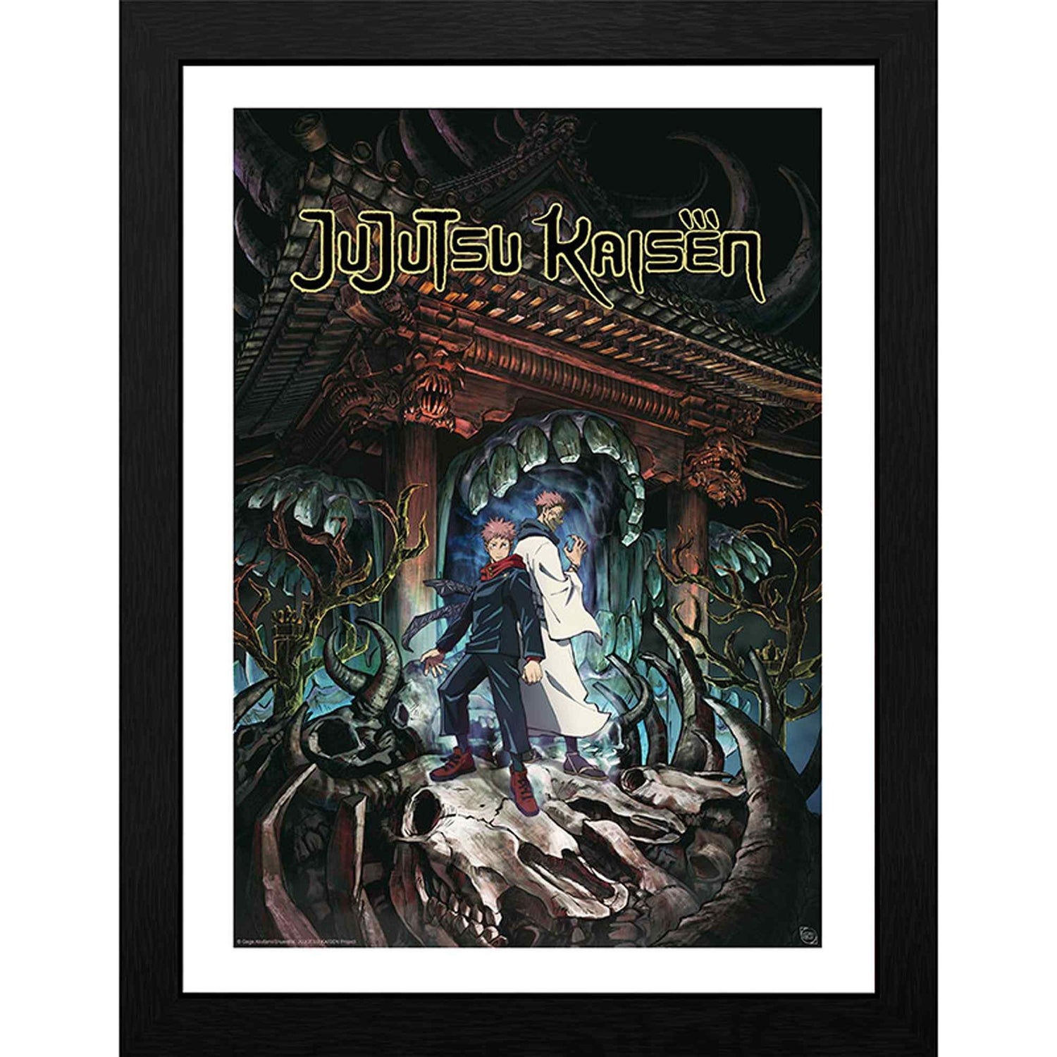Jujutsu Kaisen Itadori & Sukuna  30 x 40cm Framed Collector Print
