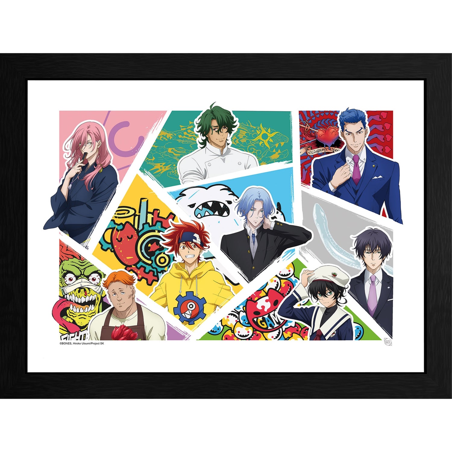 SK8 the Infinity Group 30 x 40cm Framed Collector Print