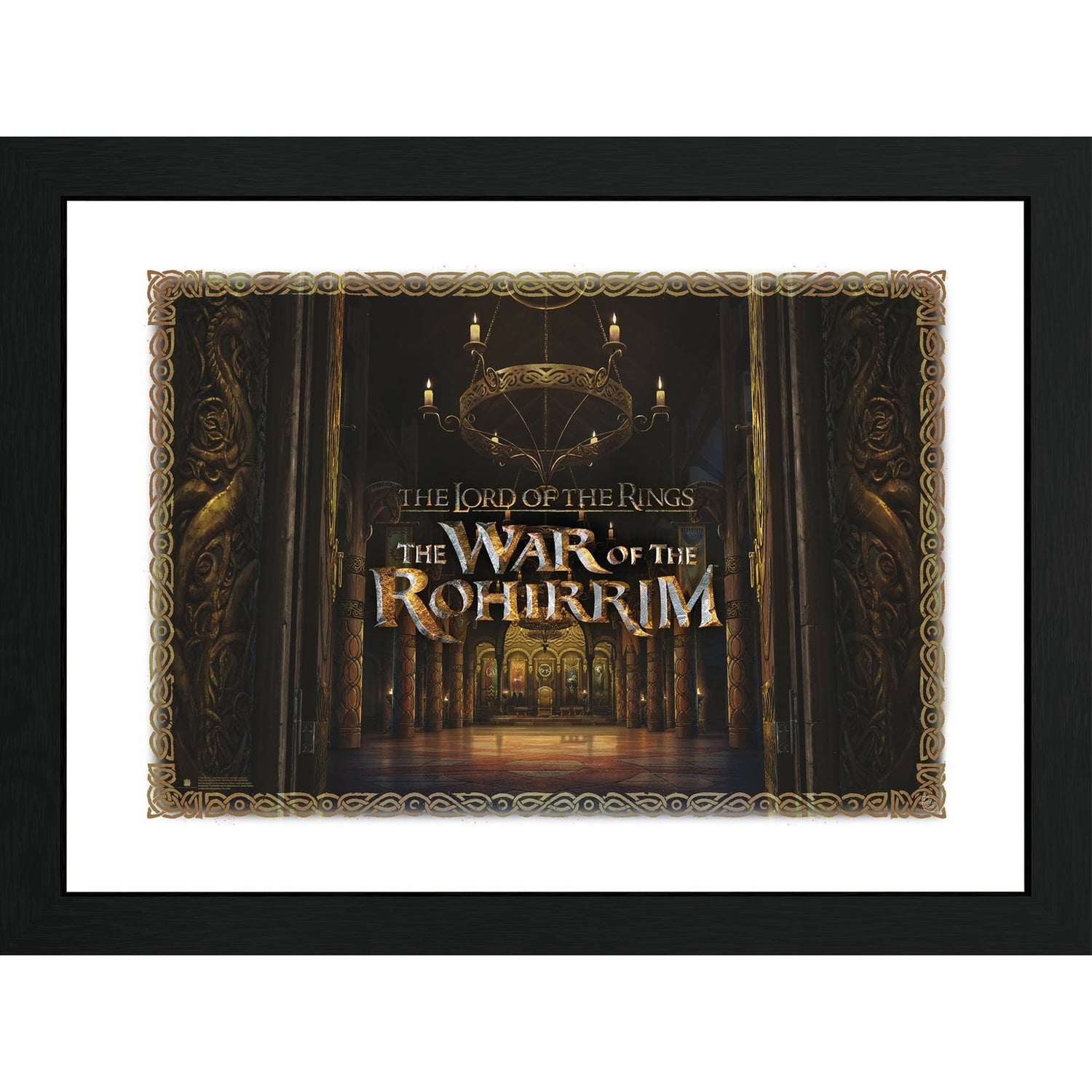 The Lord of the Rings War of Rohirrim "Teaser Art S1" 30 x 40cm Framed Collector Print