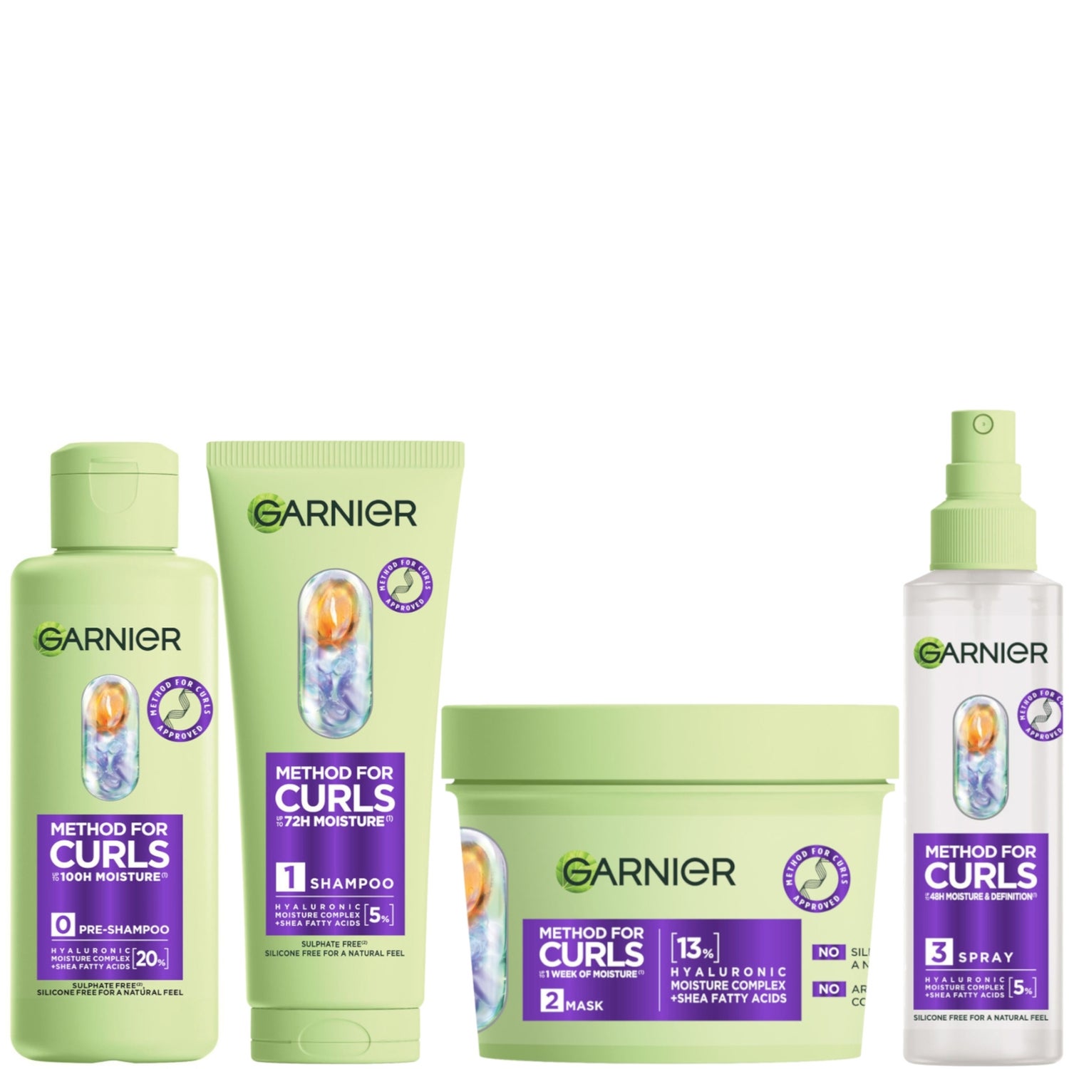 Garnier Method For Curls Full Routine