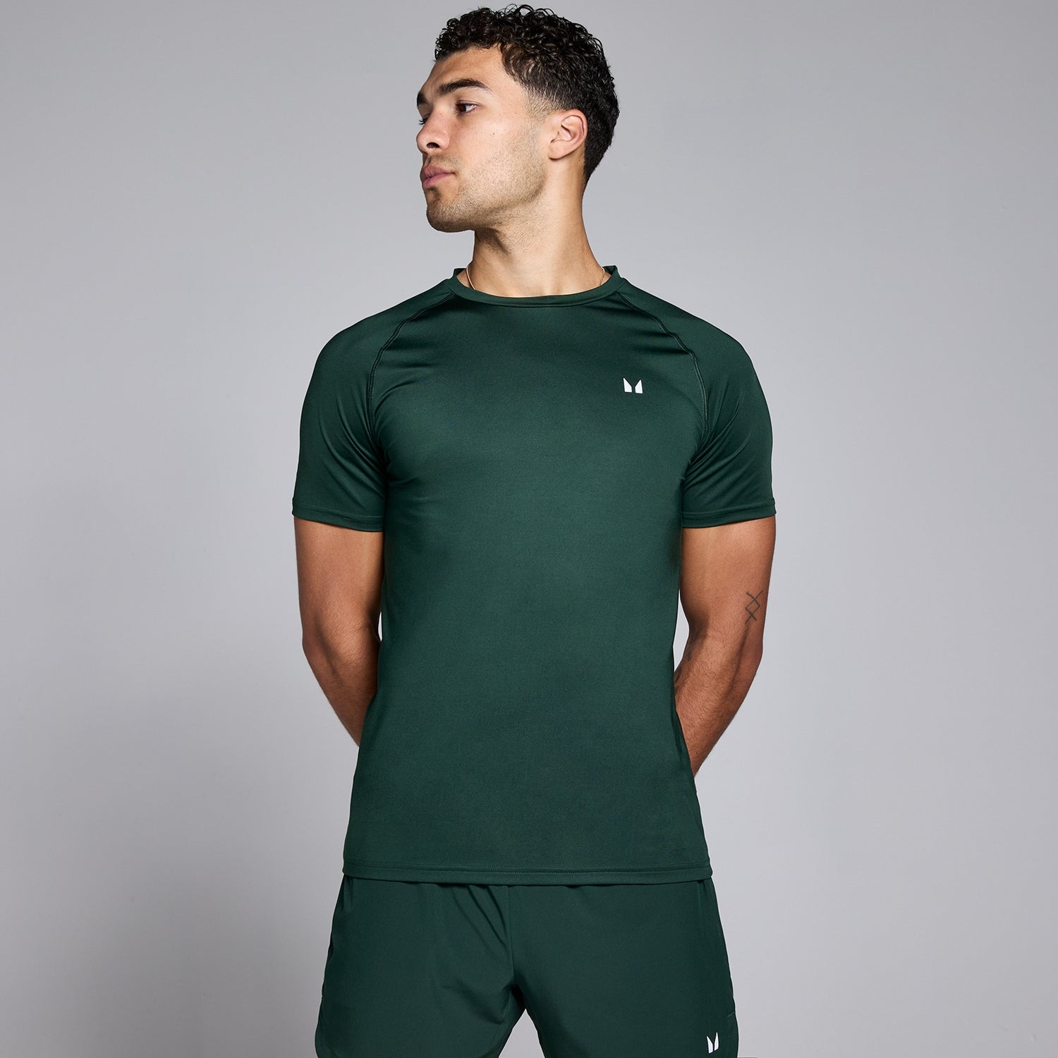 MP Men's Training T-Shirt - Dark Emerald  - XS