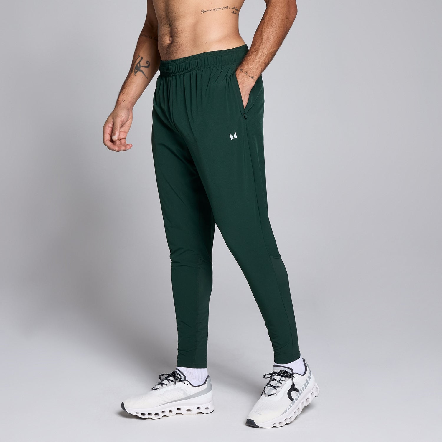 MP Men's Training Woven Joggers - Dark Emerald - L