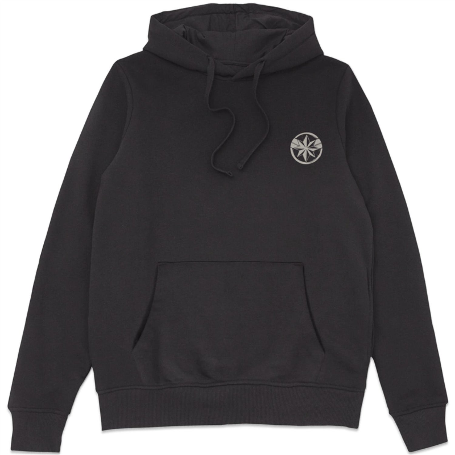 Marvel Captain Marvel Linocut Hoodie - Black