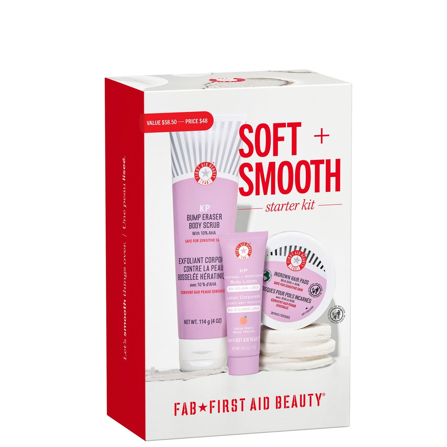 First Aid Beauty Soft + Smooth Starter Kit – Body Bestsellers