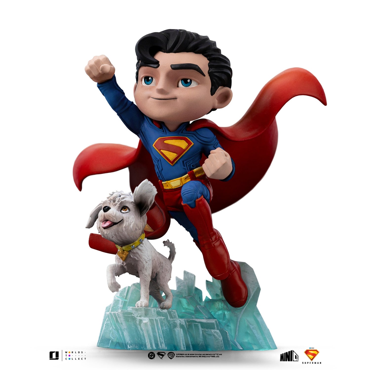 Iron Studios Superman Legacy Superman & Krypto  MiniCo Statue