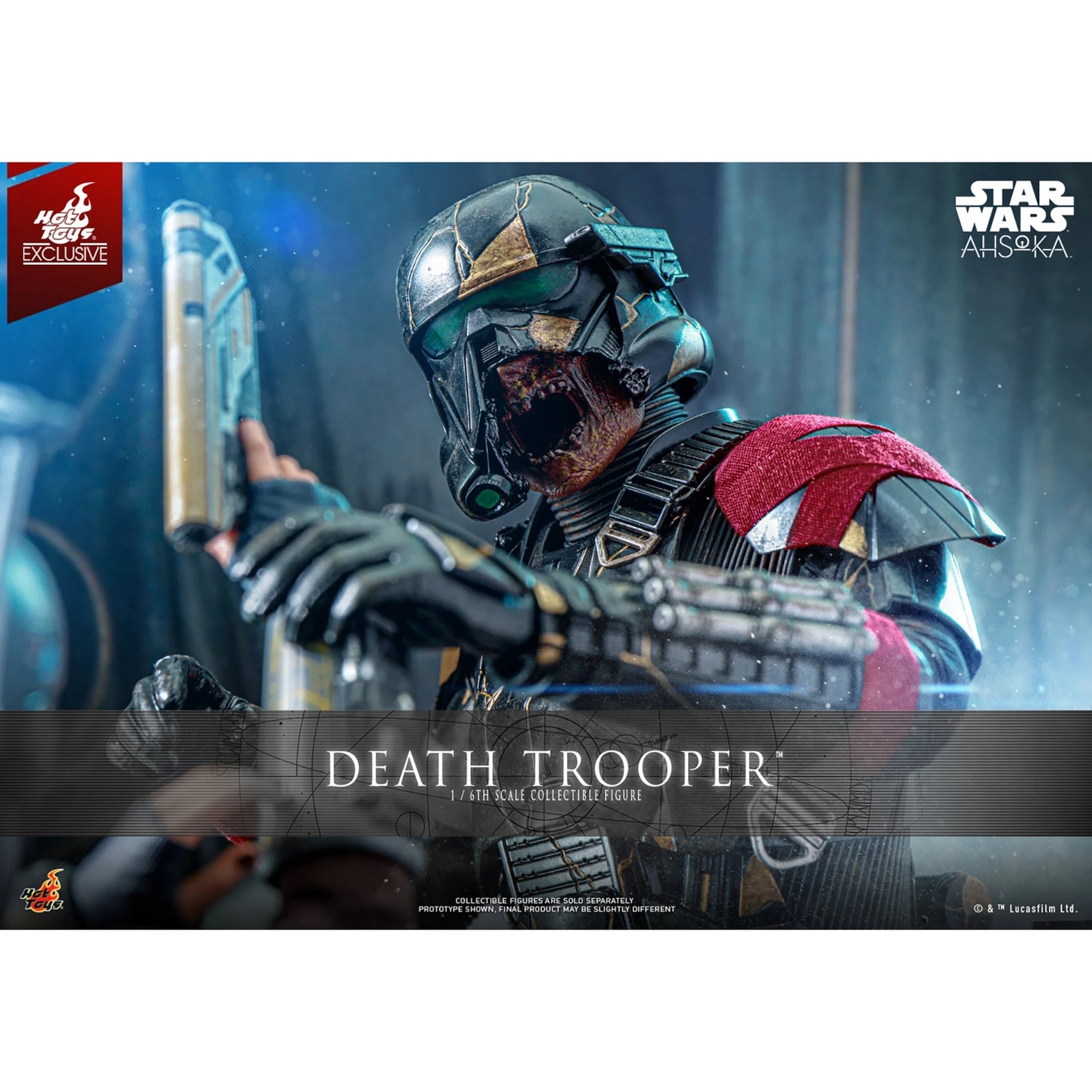 Hot Toys Star Wars Ahsoka Death Trooper 1/6th Scale Collectible Figure (31cm)