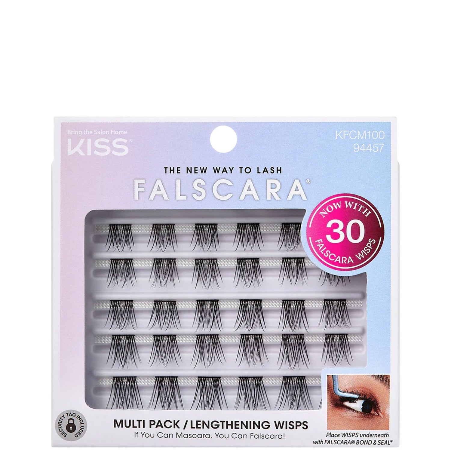 Kiss Falscara Eyelash - Wispies 100 30 pack
