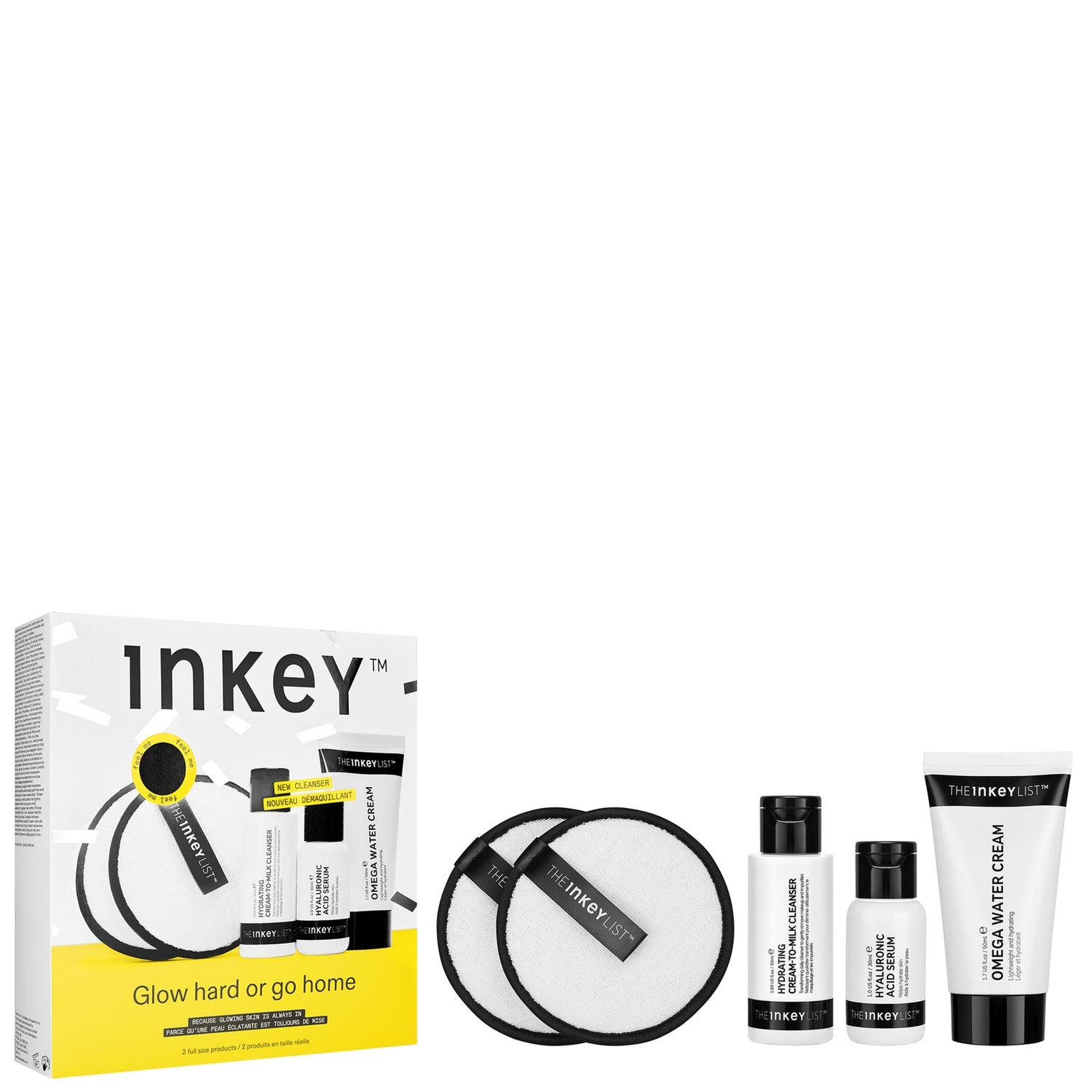 The INKEY List Face Glow Hard Trio