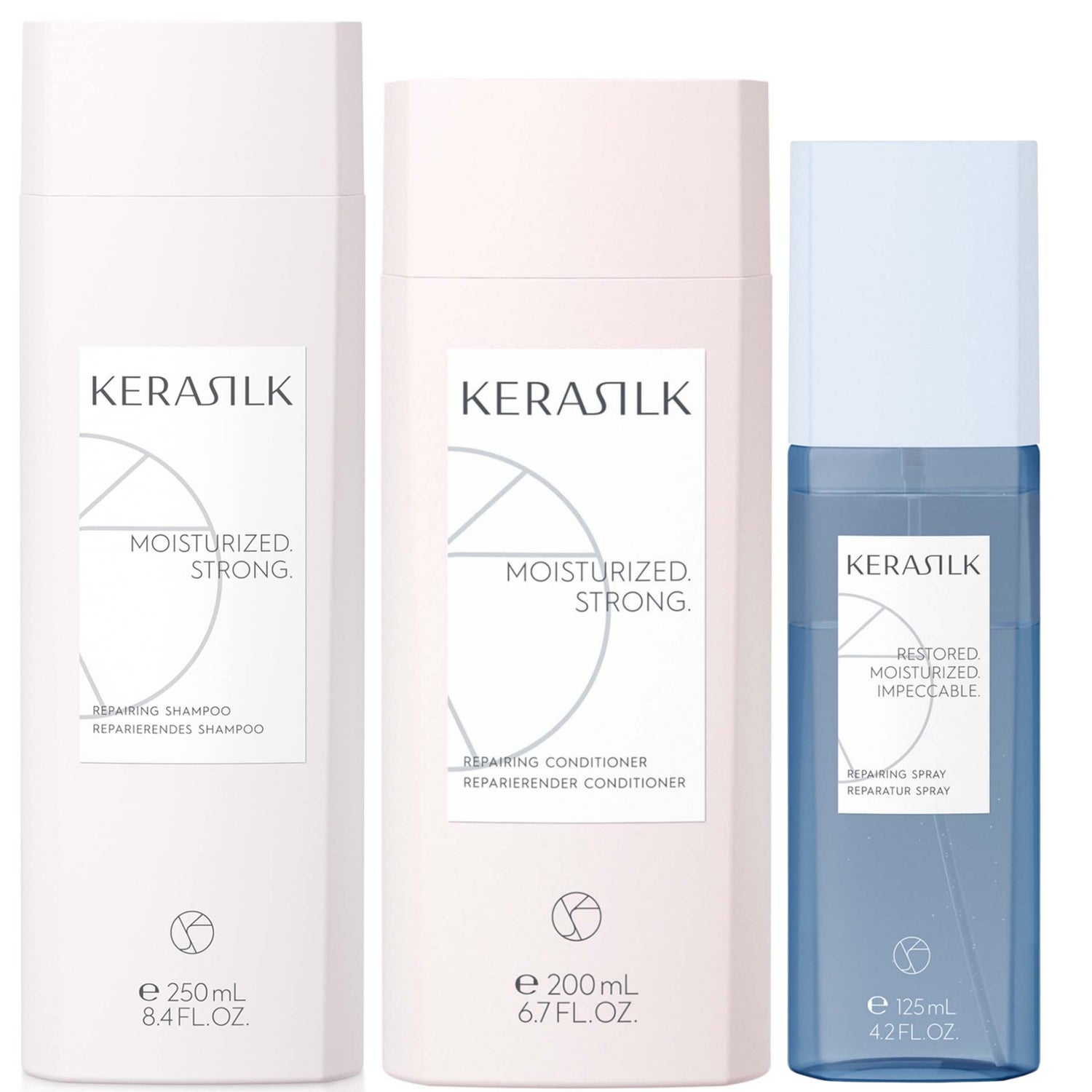 Kerasilk Ultimate Repair Bundle Shampoo, Conditioner and Repairing Spray