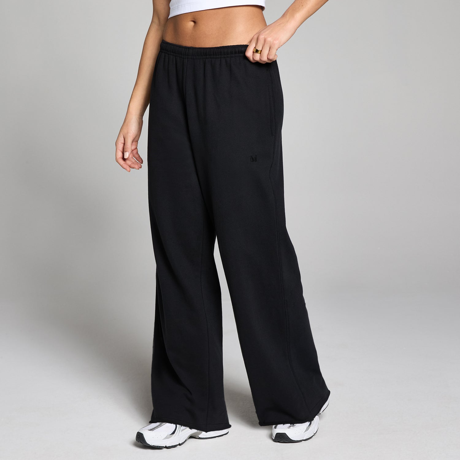 MP Women's Lifestyle Straight Leg Joggers - Washed Black - XS