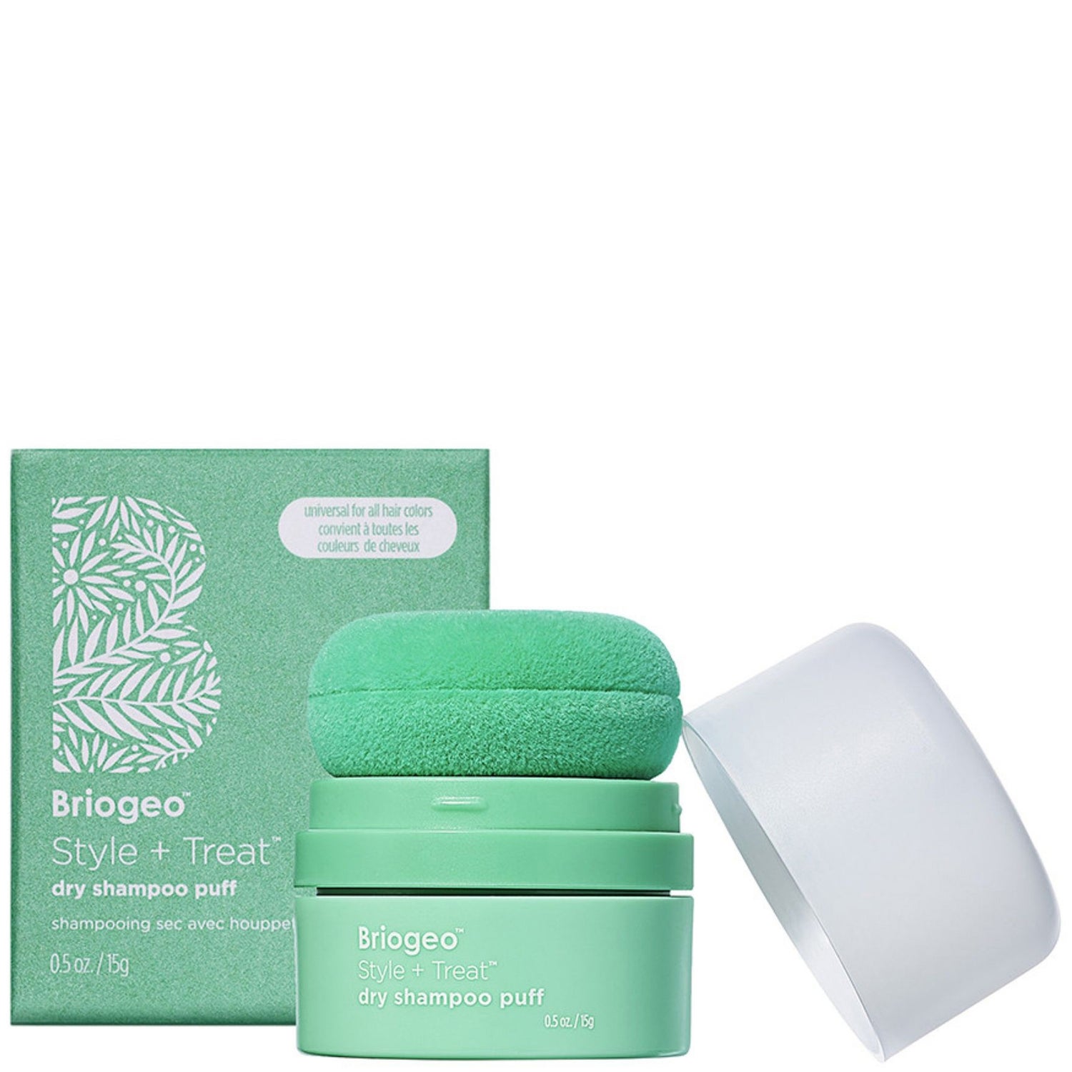 Briogeo Style + Treat Dry Shampoo Puff - Universal For All Hair Colors 15g