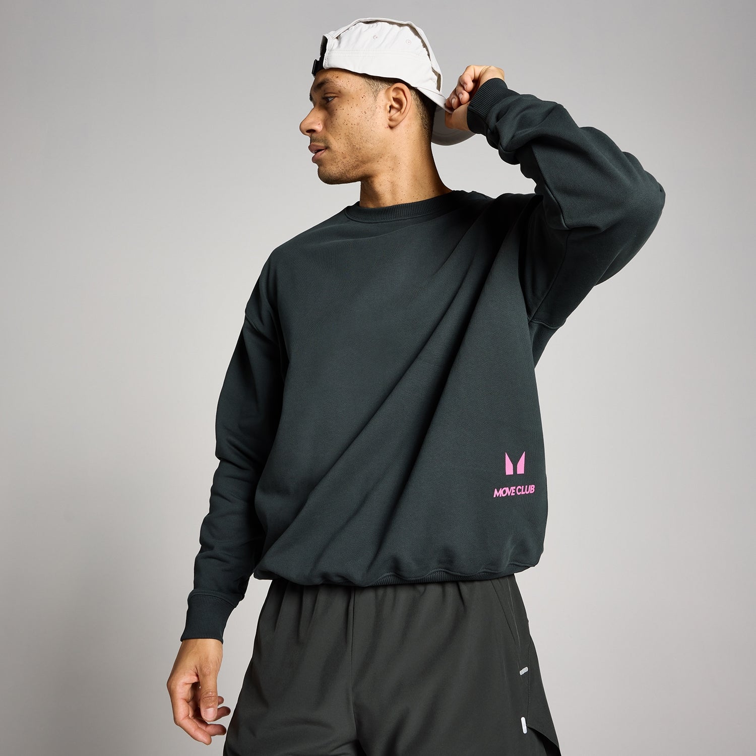 MP Unisex Hybrid Graphic Sweatshirt - Washed Black - XL