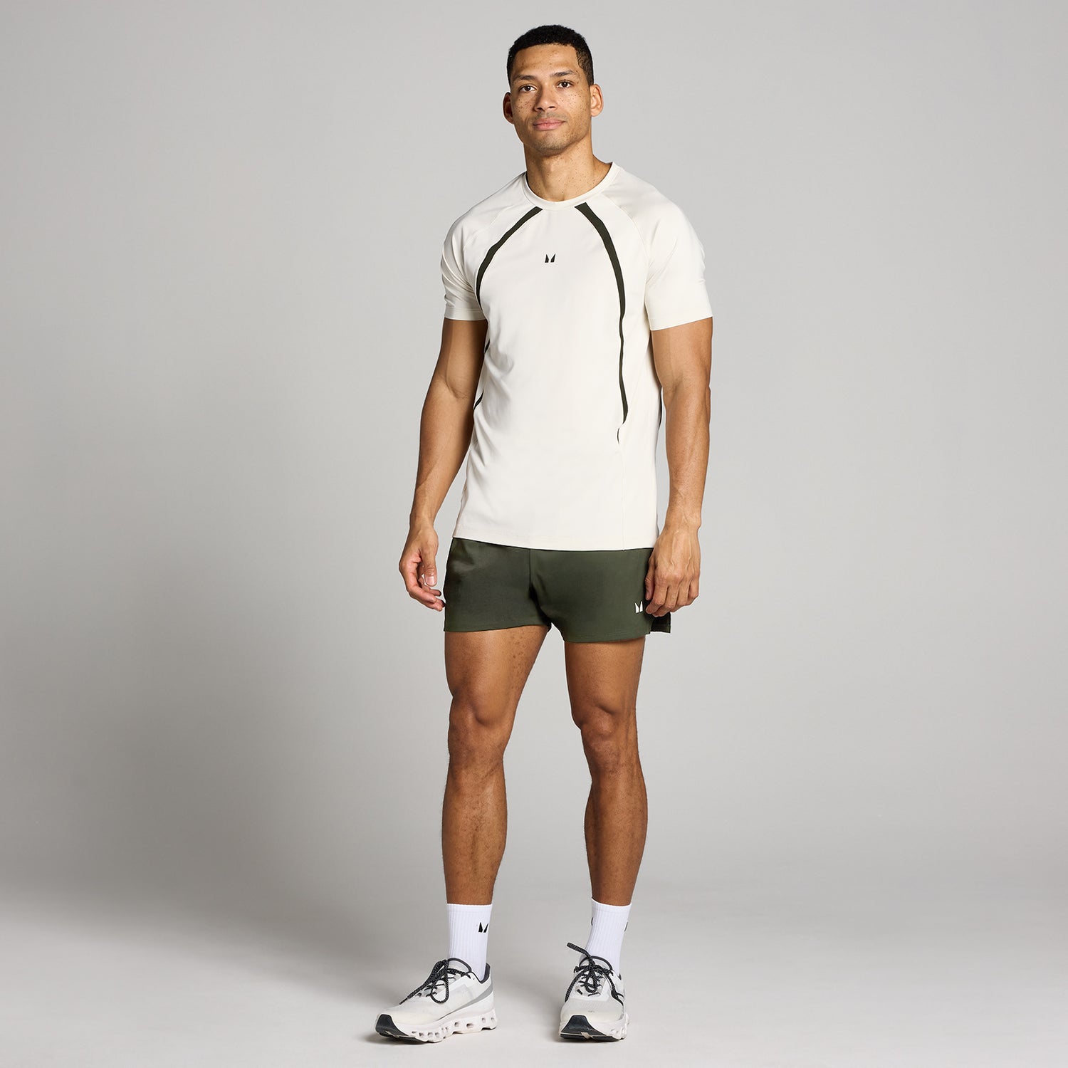 MP Men's Tempo Panel 5" Short - Forest Green - XS