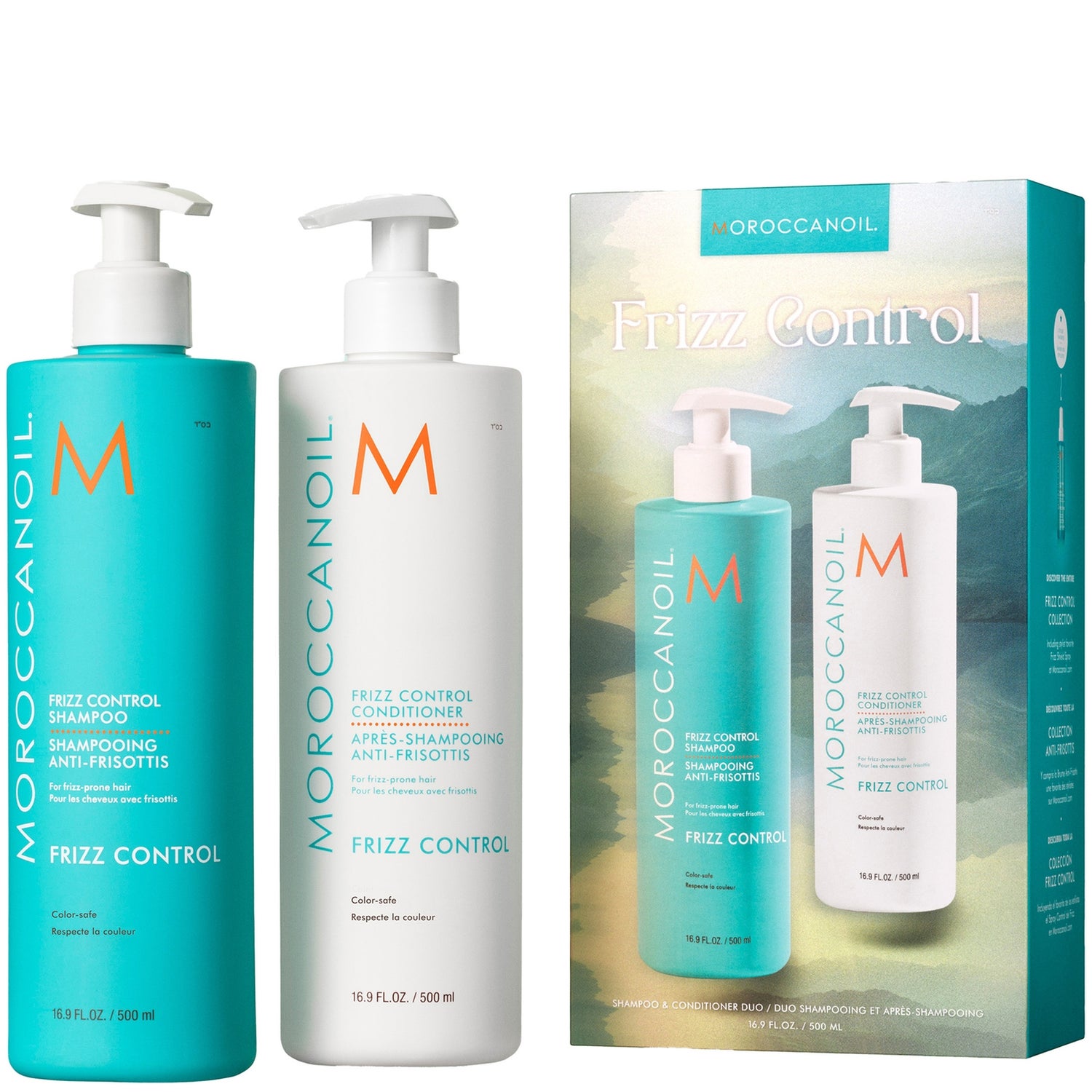 Moroccanoil Frizz Control Shampoo and Conditioner Duo (2x500ml)