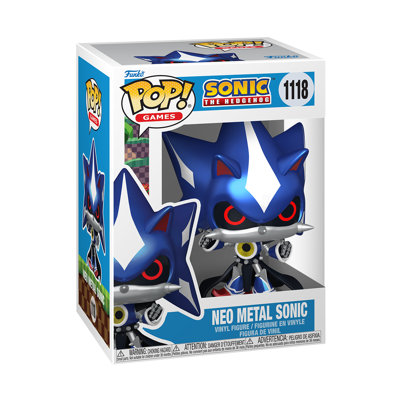 Sonic Neo Metal Sonic (Metallic) Funko Pop! Vinyl