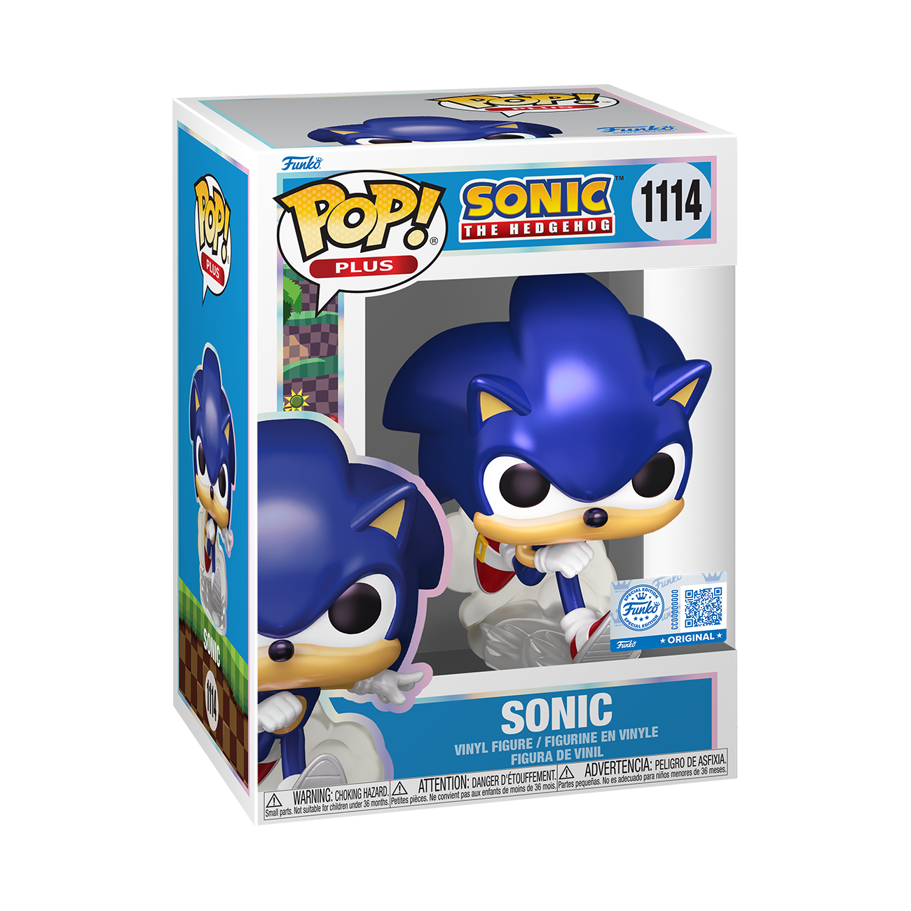 Sonic- Sonic (Pearlescent) Funko Pop! Vinyl