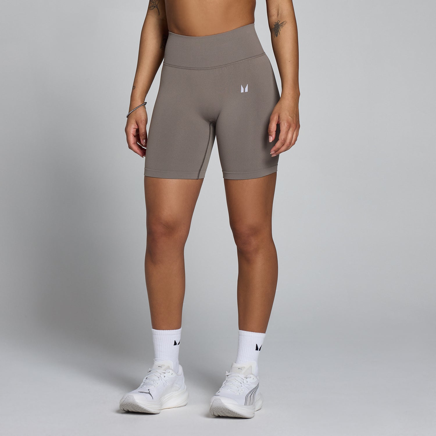 MP Women's Tempo Hybrid Seamless Shorts - Ash Grey - XS