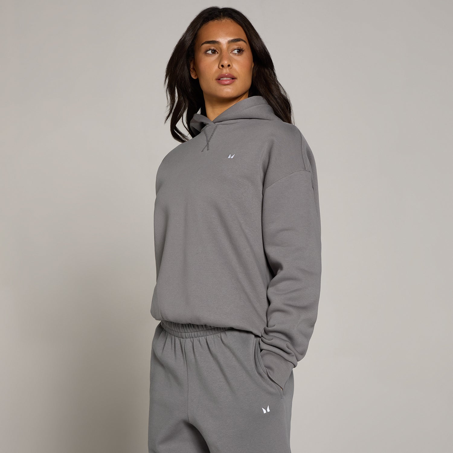 MP Women's Basics Oversized Hoodie - Ash Grey - XS