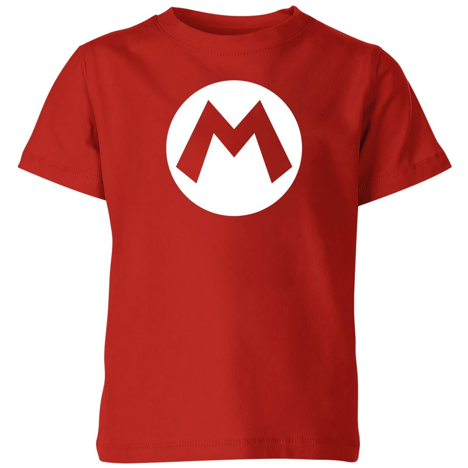 Nintendo Super Mario Badge Kids' T-Shirt - Red