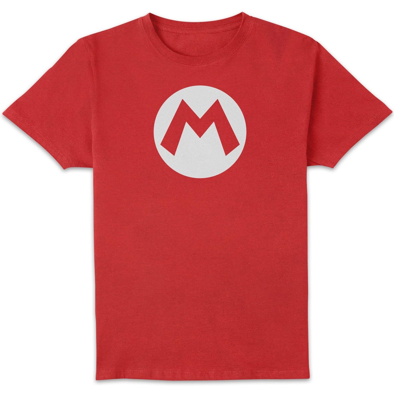 Nintendo Super Mario Badge Unisex T-Shirt - Red