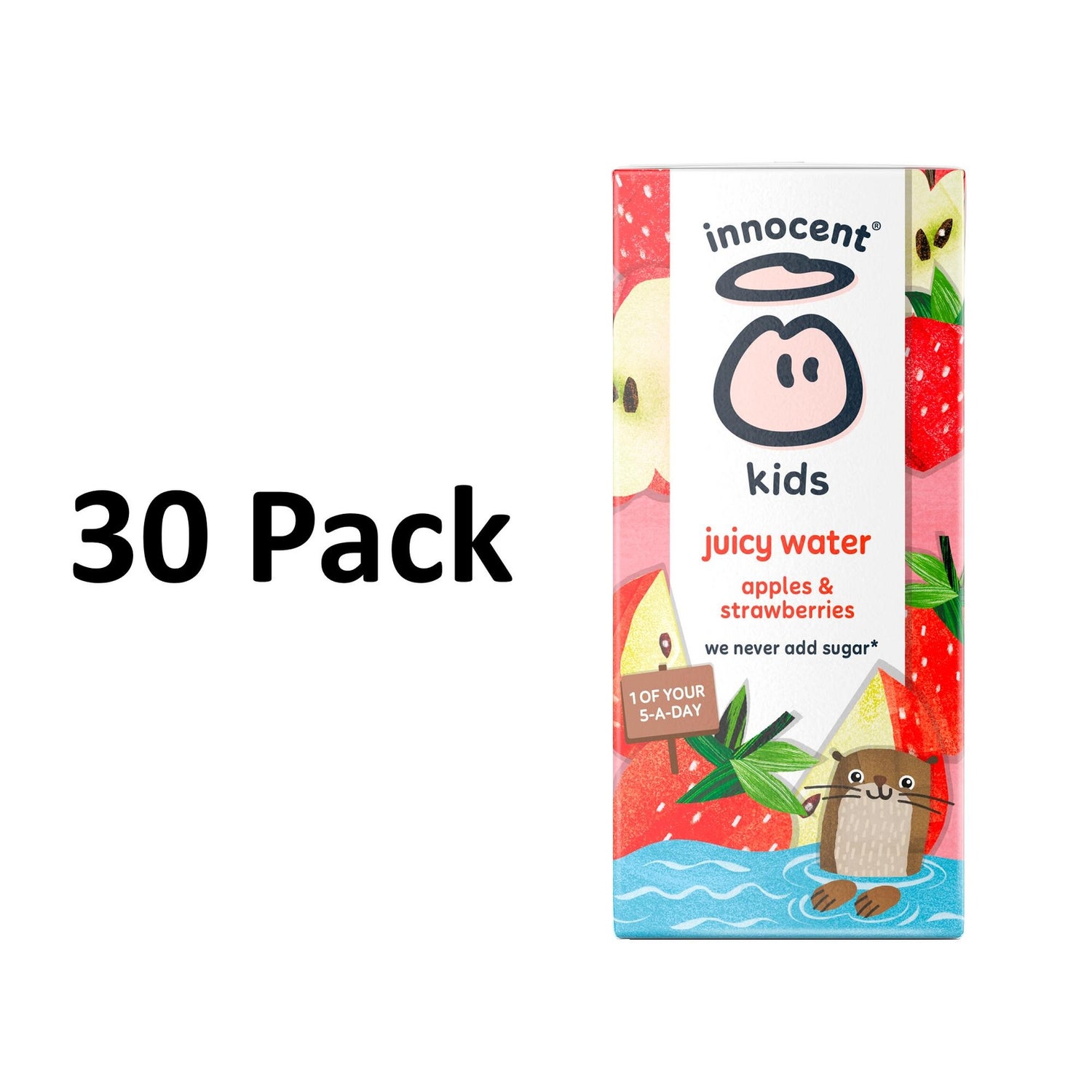 Innocent Kids Apples & Strawberries Juicy Water 30 x 200ml