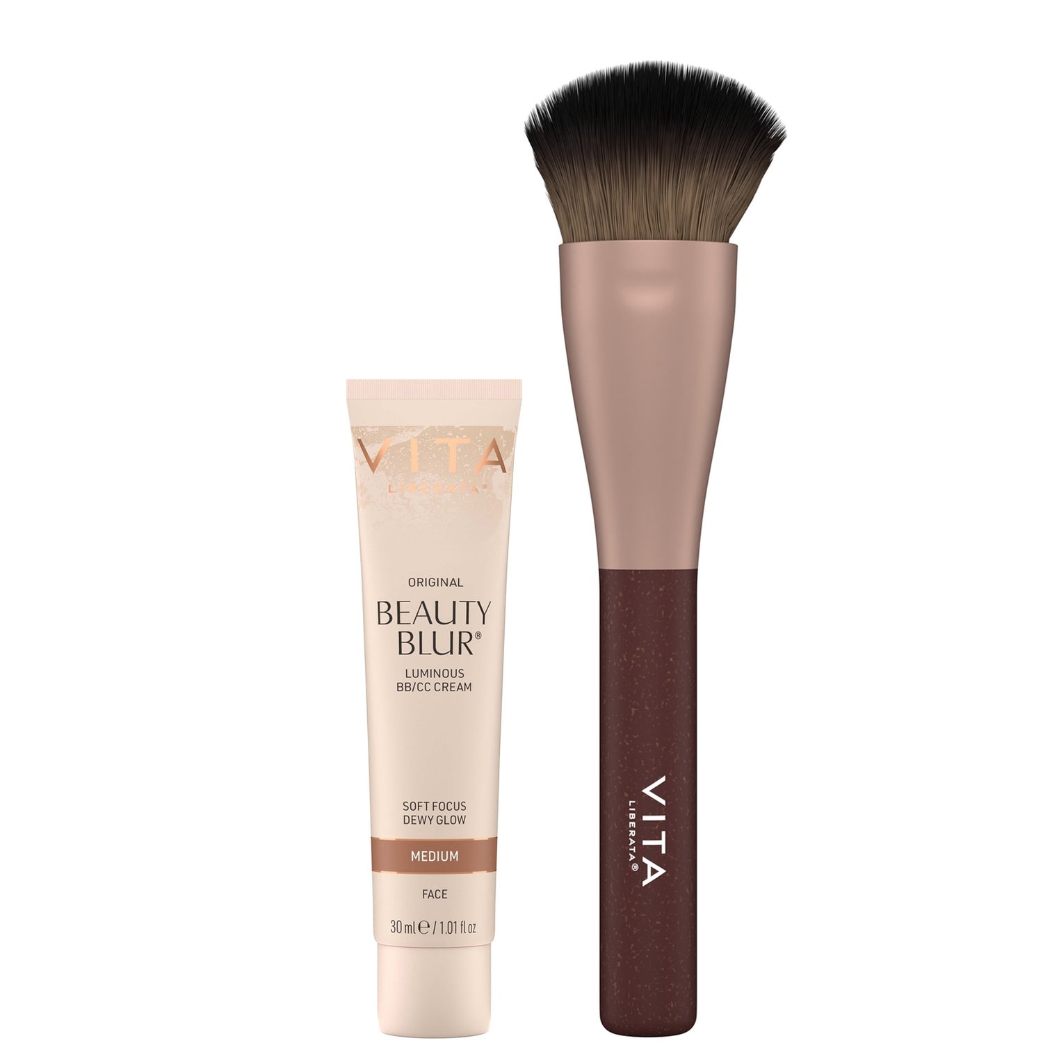 Vita Liberata Beauty Blur & Face Tanning Brush Bundle (Various Shades)