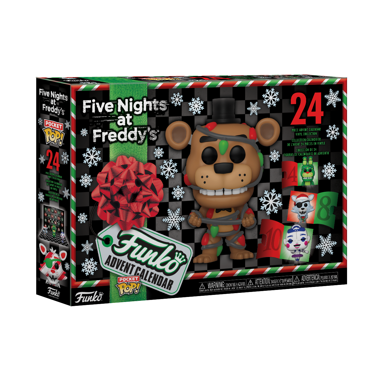 Five Nights At Freddy's Christmas 2025 Edition Funko Pocket Pop! 24-Day Countdown Calendar