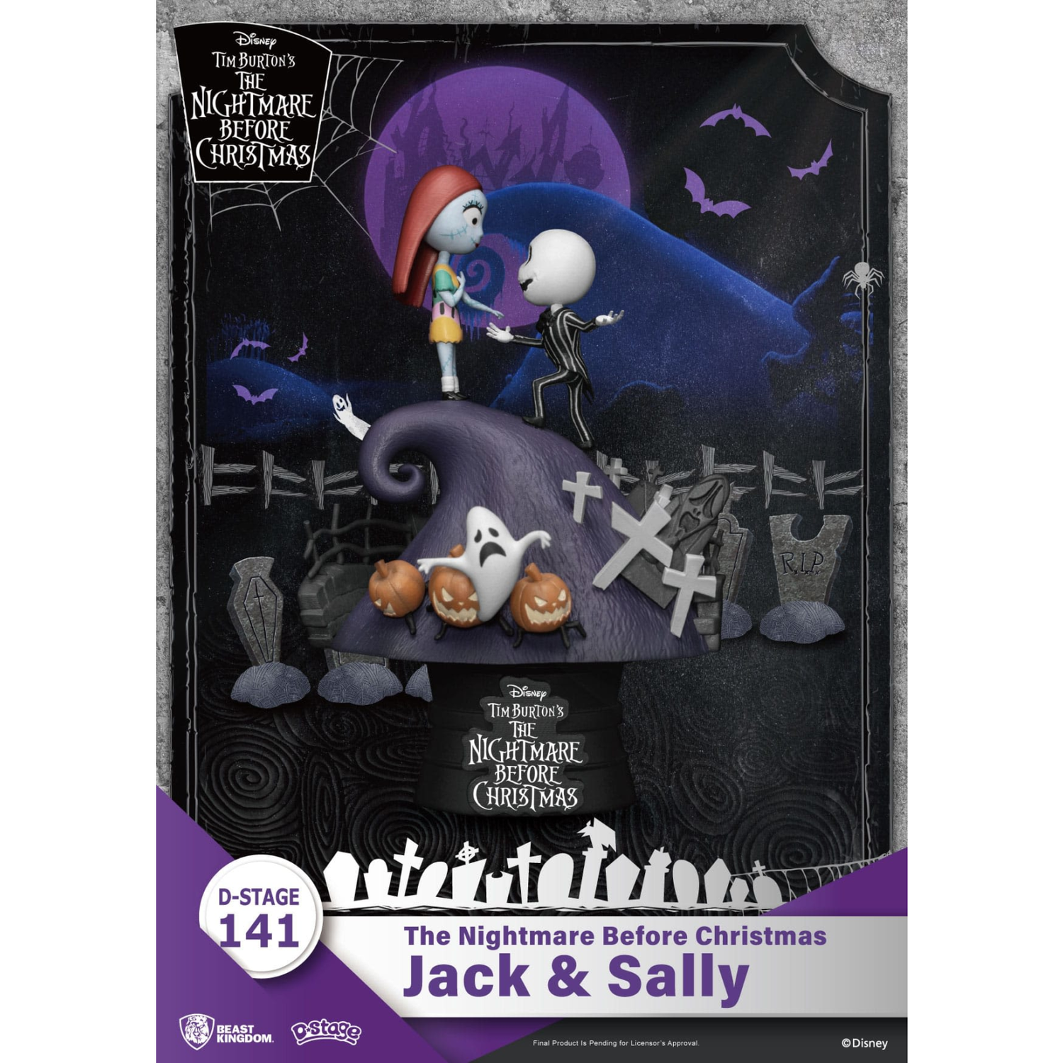 Nightmare before Christmas D-Stage PVC Diorama Jack & Sally 15 cm