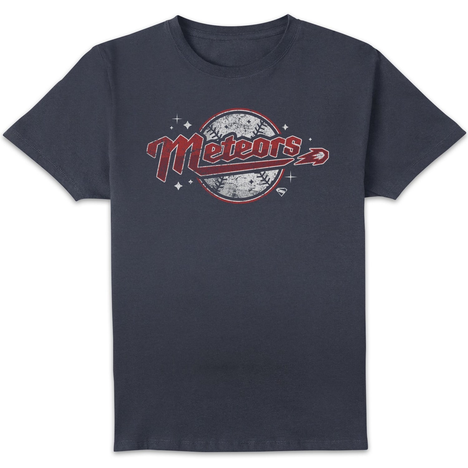 DC Comics Superman Metropolis Meteors Distressed Unisex T-Shirt - Navy