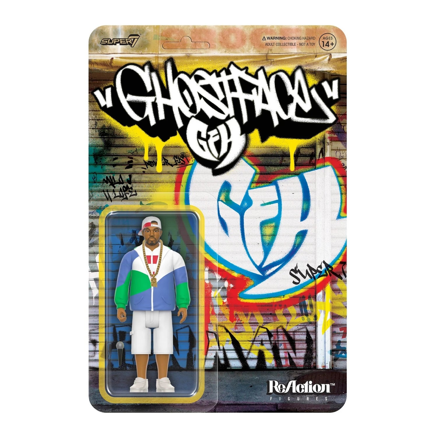 Super7 Ghostface Killah Reaction Figures - Ghostface Killah (Can It Be All So Simple)