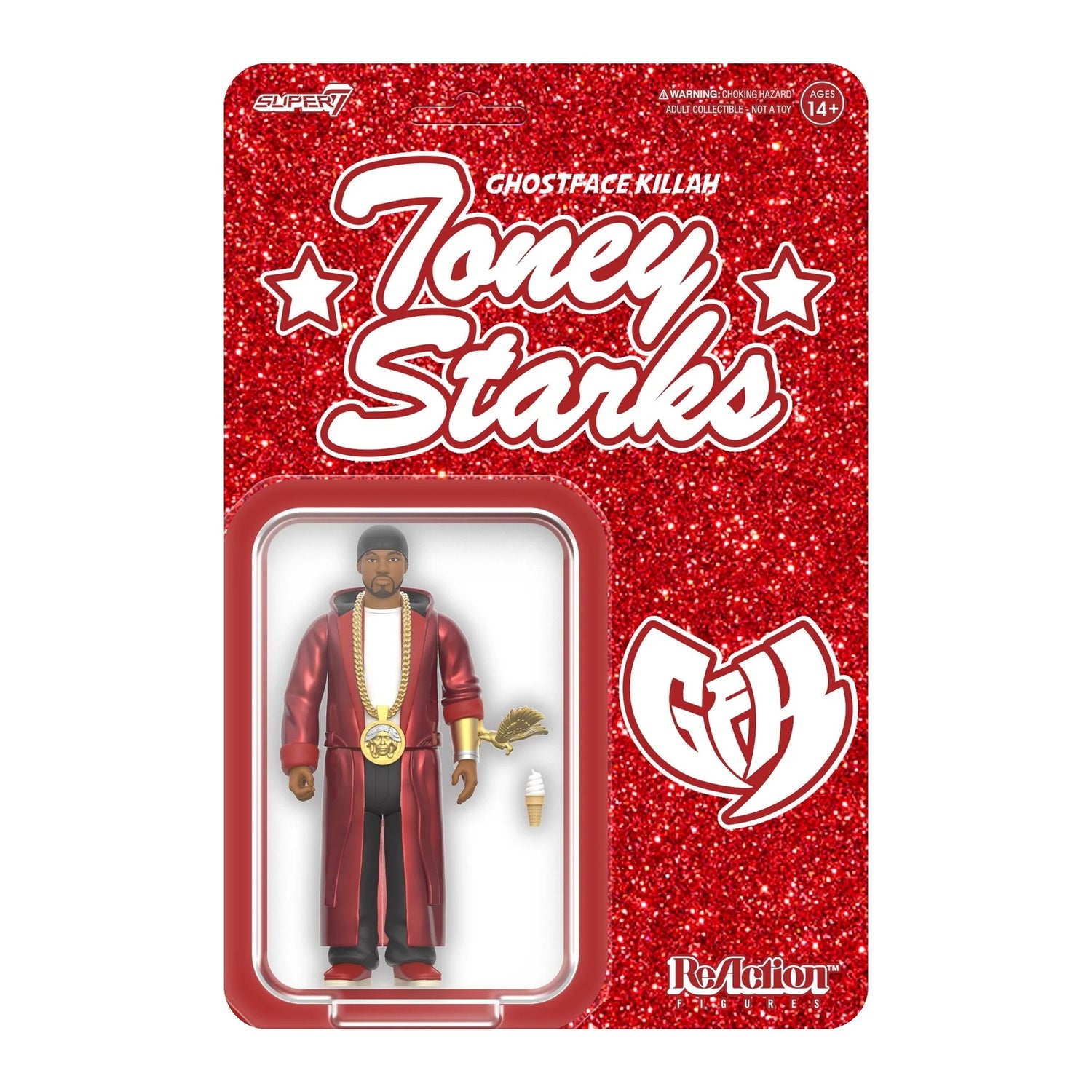 Super7 Ghostface Killah Reaction Figures - Ghostface Killah (Toney Starks)