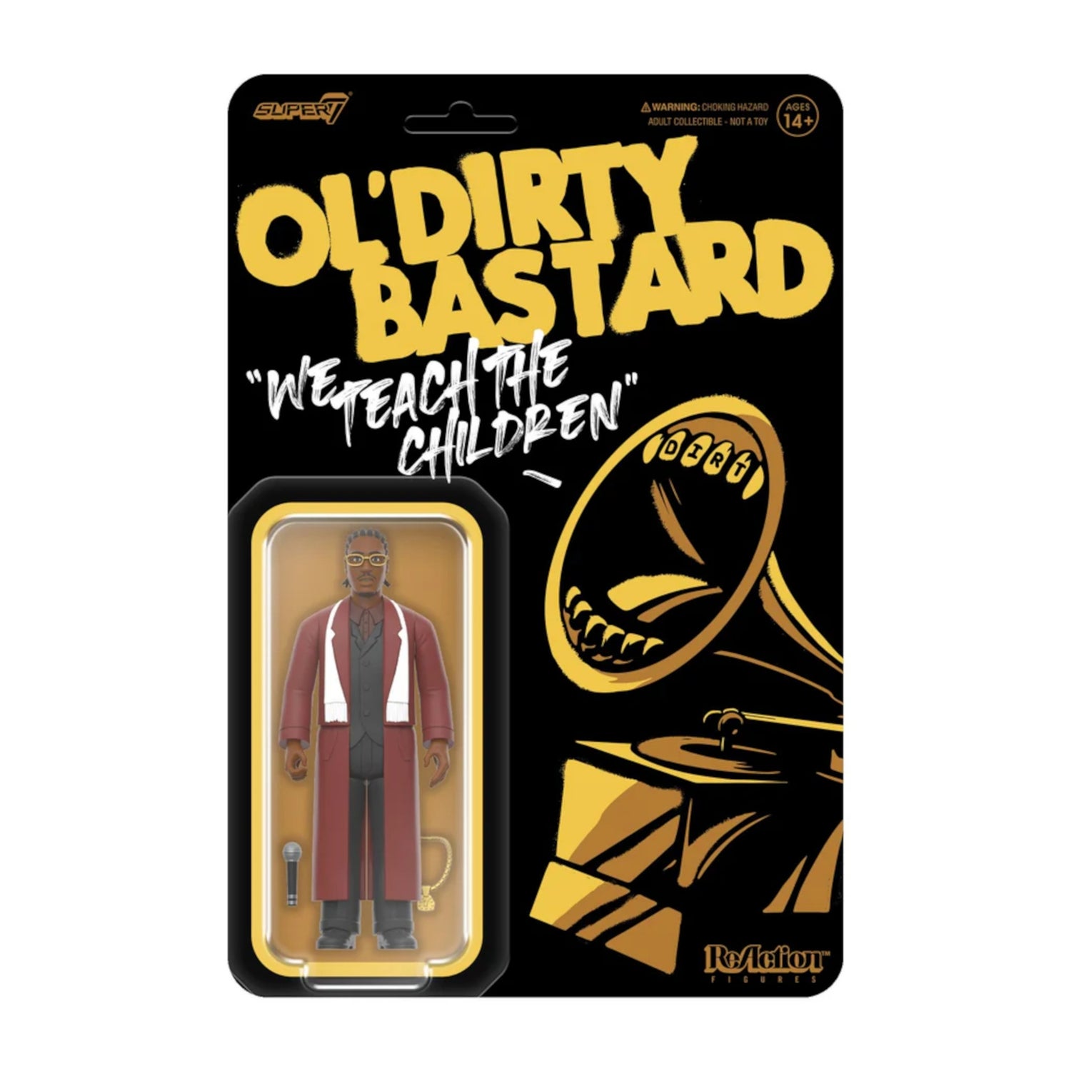 Super7 Ol' Dirty Bastard Reaction Figures Wave 04 - ODB (For The Children)