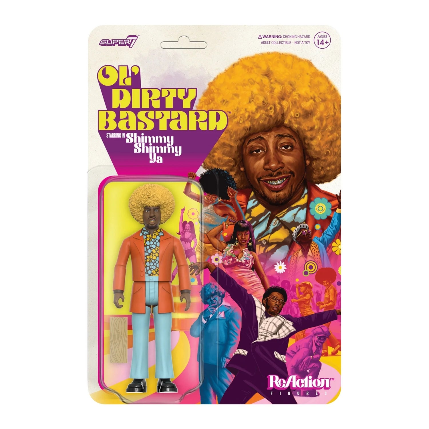 Super7 Ol' Dirty Bastard Reaction Figure Wave 3 - ODB Shimmy Shimmy Ya