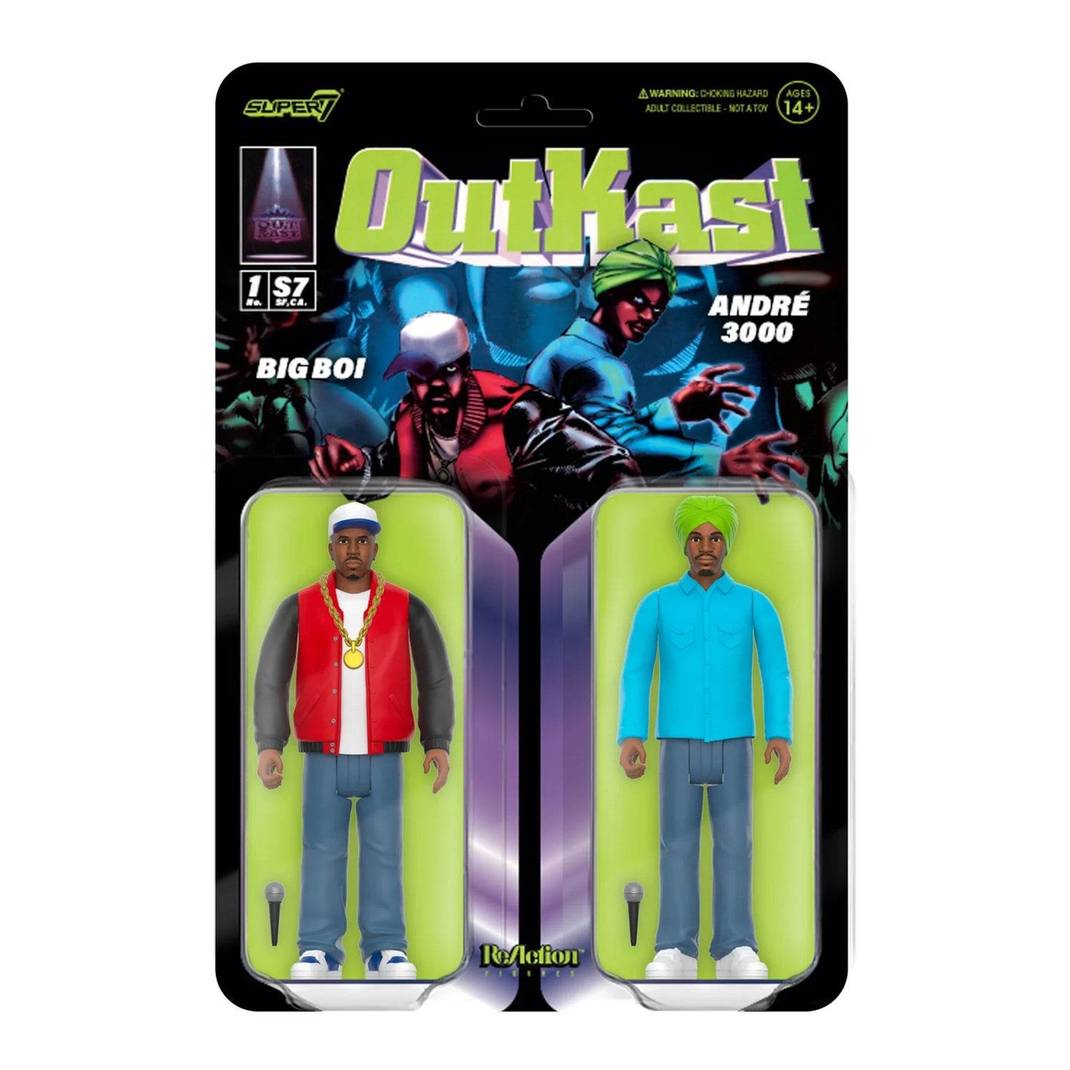 Super7 Outkast Reaction Figures Wave 01 - Outkast  (ATLiens)