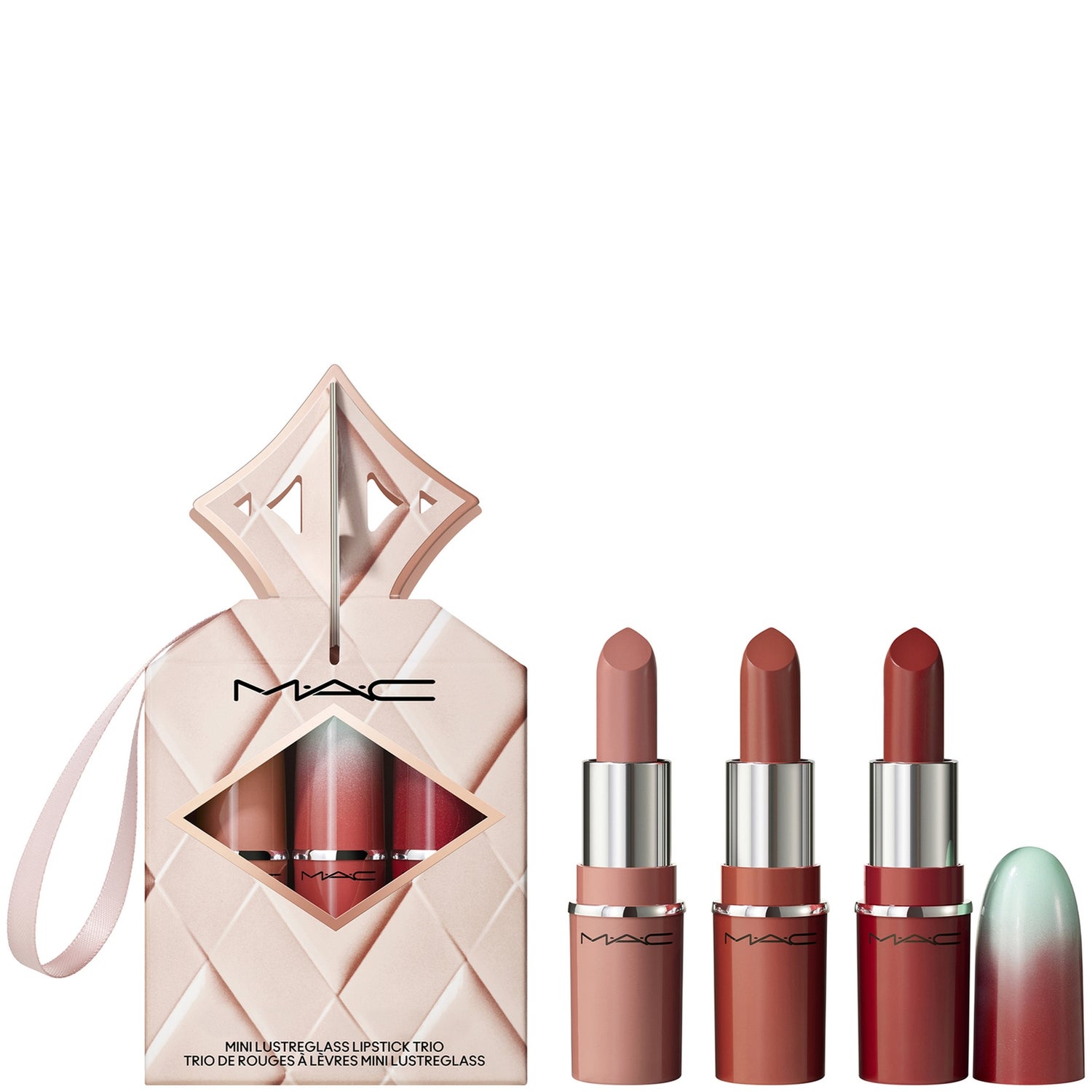 MAC Wildest Gleams Mini Lustreglass Lip Trio Classics
