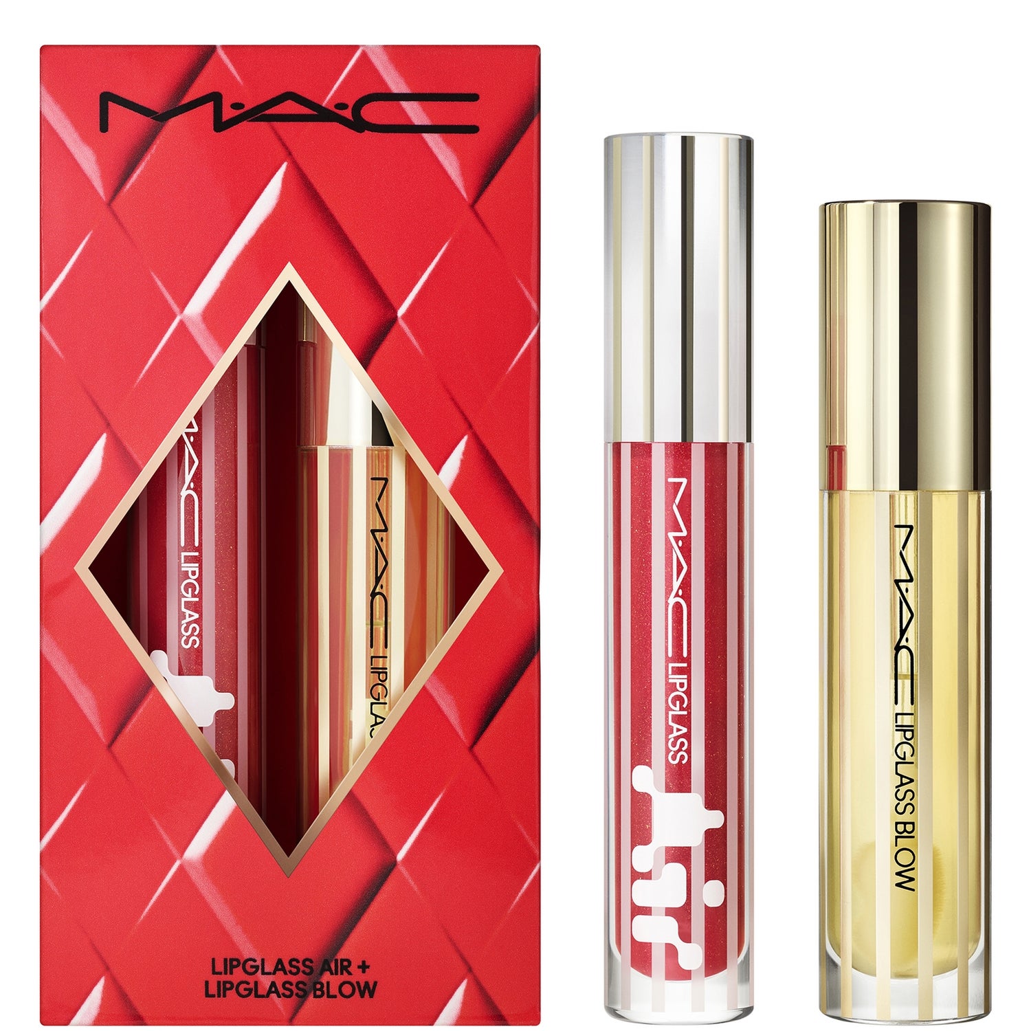 MAC EXCLUSIVE BLOWING AIR KISSES GLOSSY LIP DUO