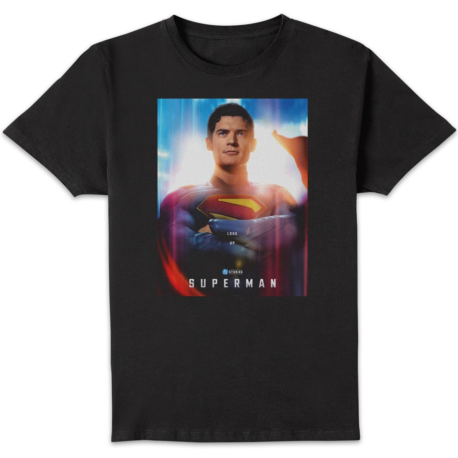 DC Comics Superman Poster Unisex T-Shirt - Black