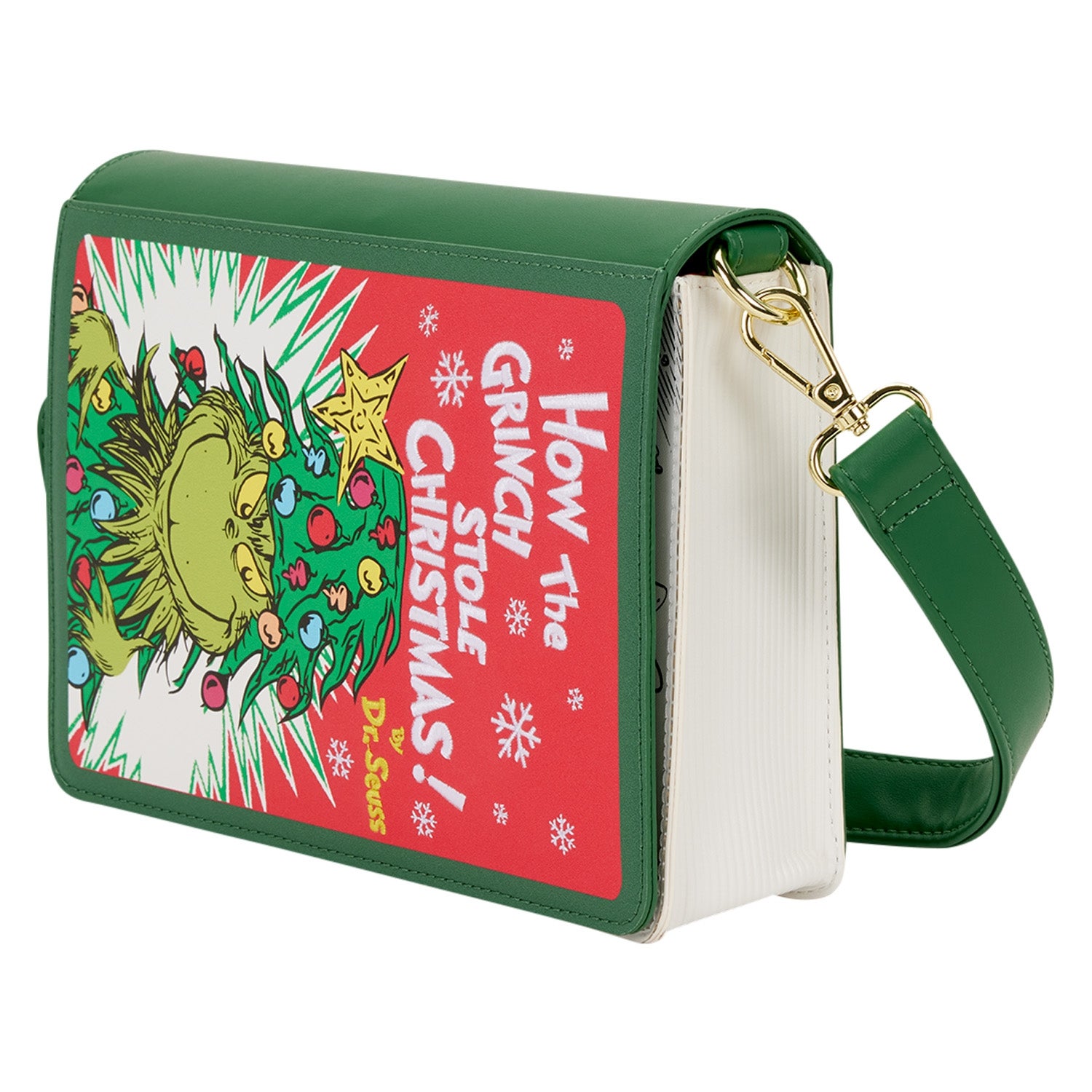 Loungefly Dr. Seuss Grinch Holiday Crossbody Bag