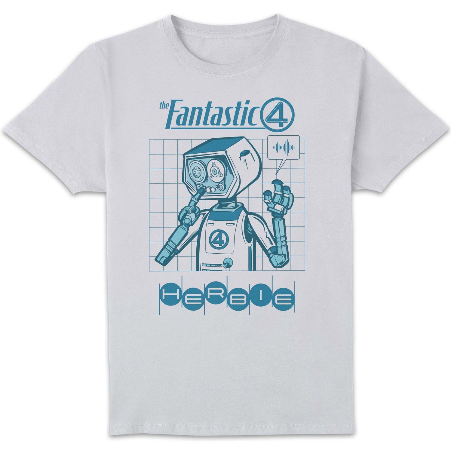 Marvel Fantastic Four H E R B I E Unisex T-Shirt - White