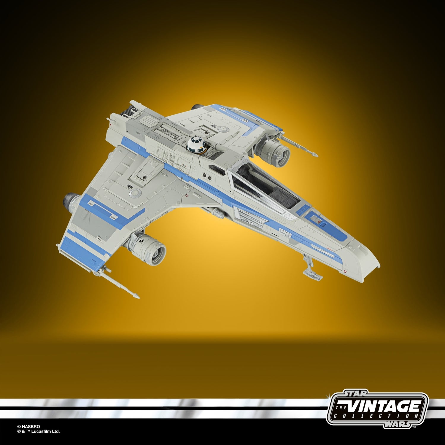 Hasbro Star Wars The Vintage Collection New Republic E-Wing & KE4-N4, Star Wars: Ahsoka Figure & Vehicle (3.75”)