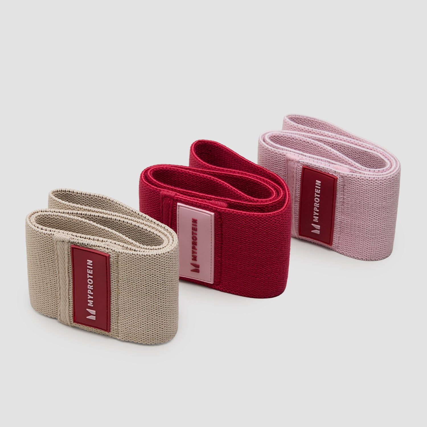 Myprotein Booty Band Bundle (3 pack) - Blush/Rose Red/Soft Cream