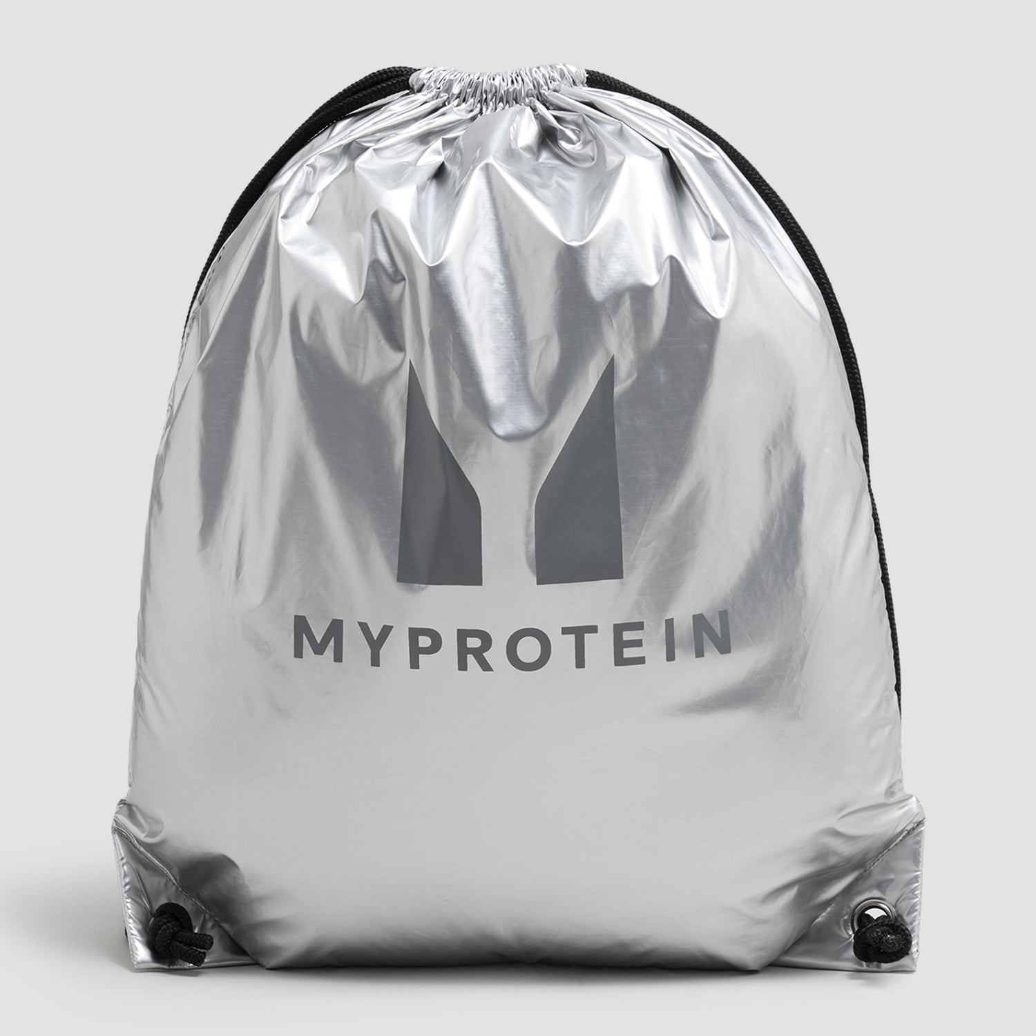 MP Metallic Drawstring Bag - Black