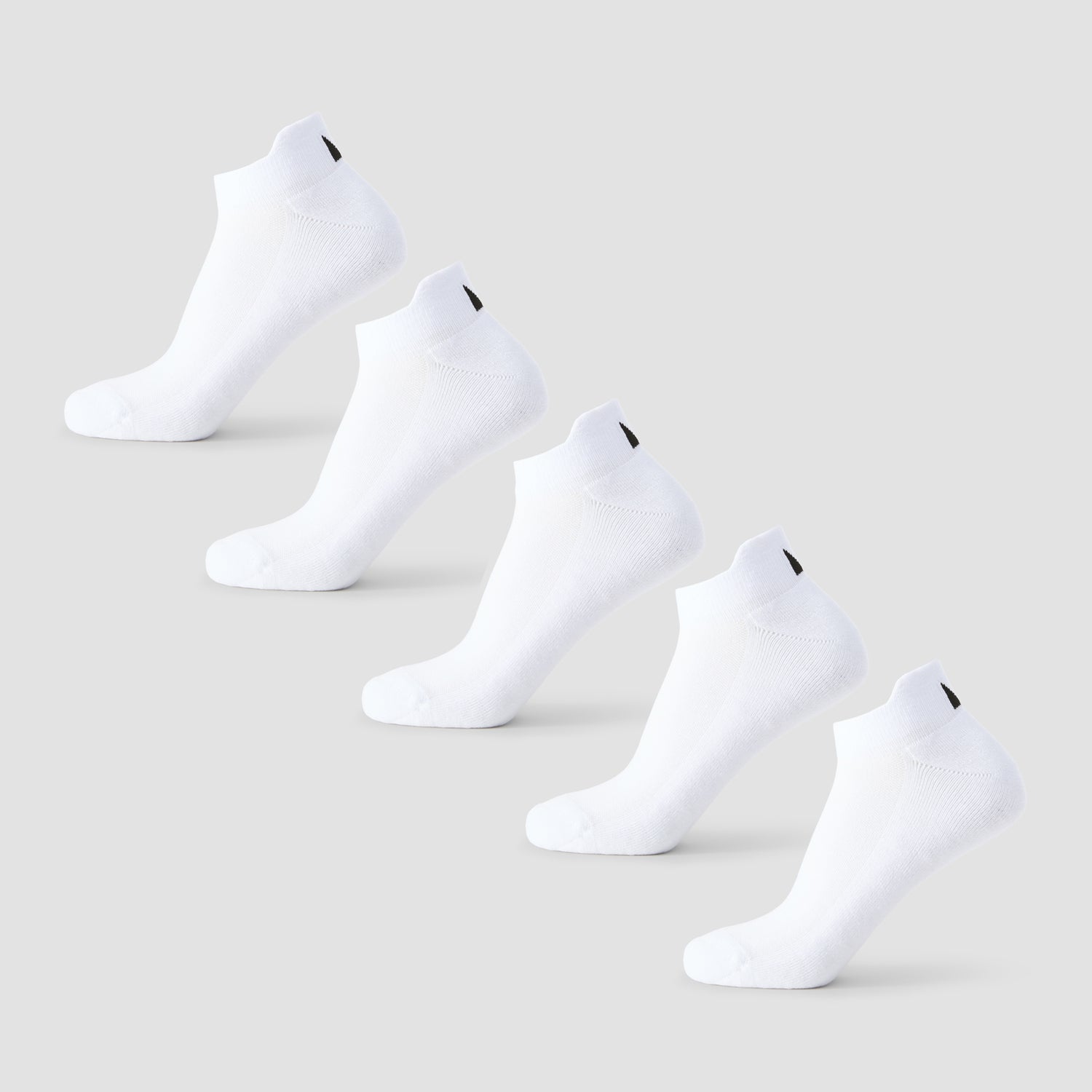 MP Unisex Trainer Socks (5 Pack) - White - UK 2-5