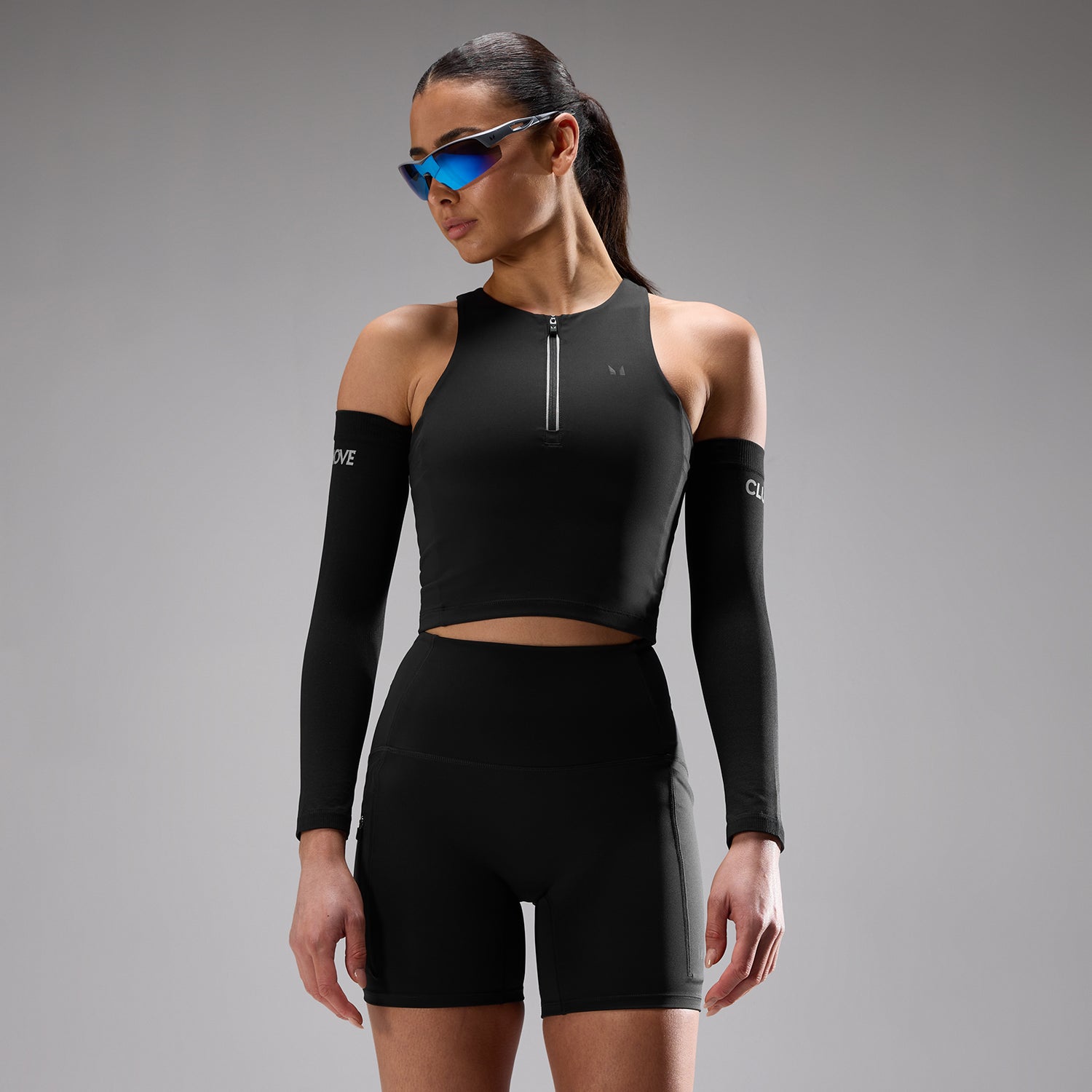 MP Women's Velocity Ultra Zip Front Race Top - Black - XS